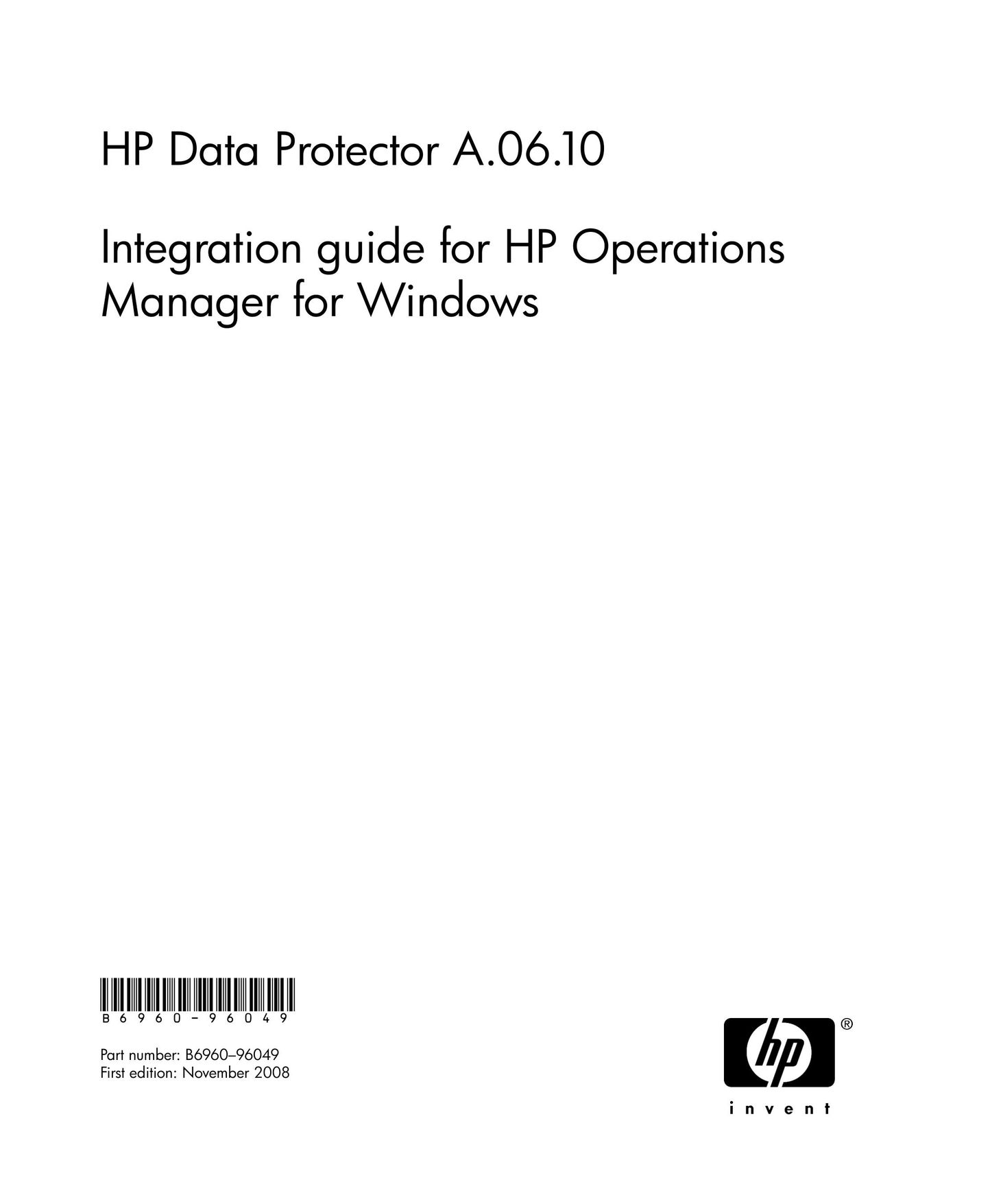 HP (Hewlett-Packard) A.06.10 Surge Protector User Manual