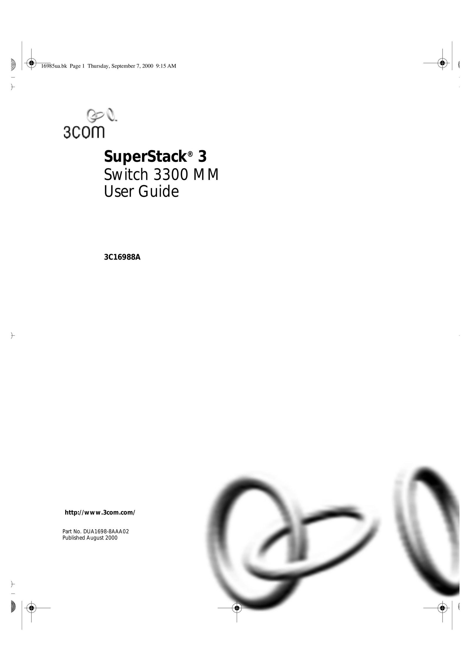3Com 16985ua.bk Switch User Manual
