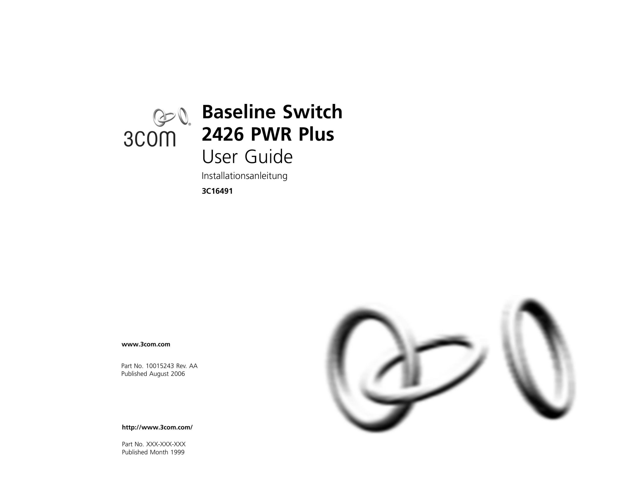 3Com 3C16491 Switch User Manual