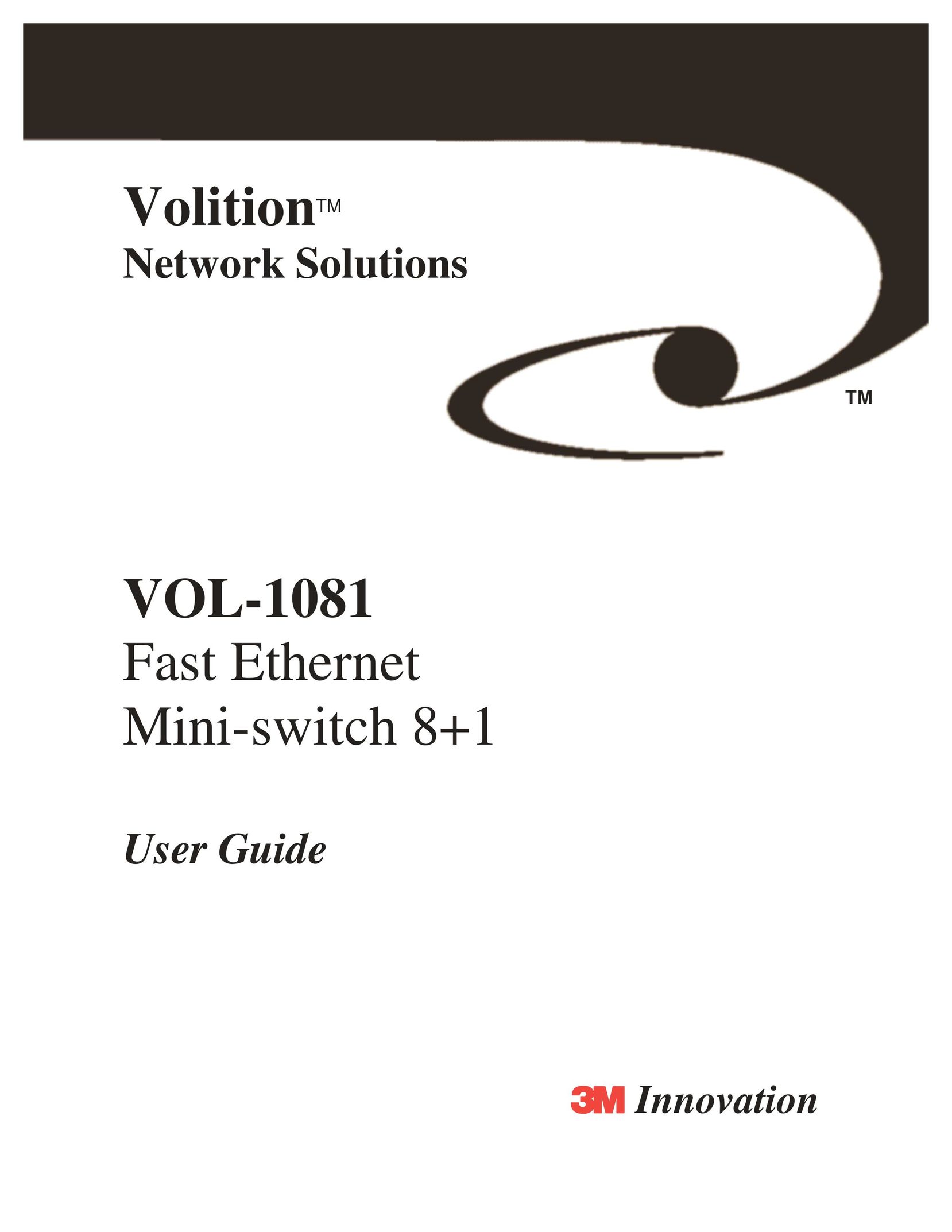 3M VOL-1081 Switch User Manual