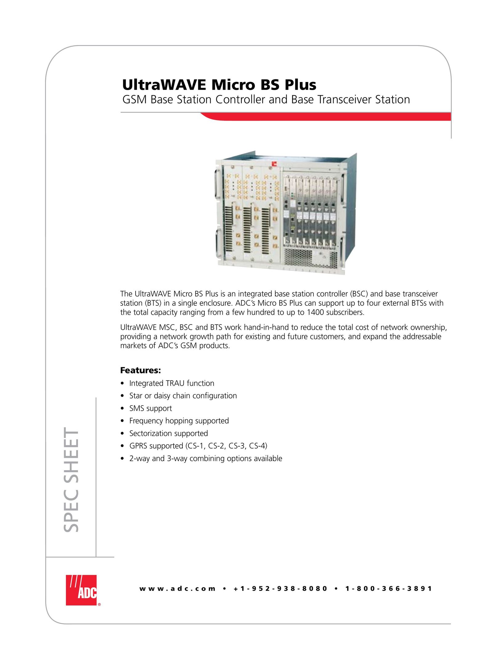 ADC UltraWAVE Switch User Manual