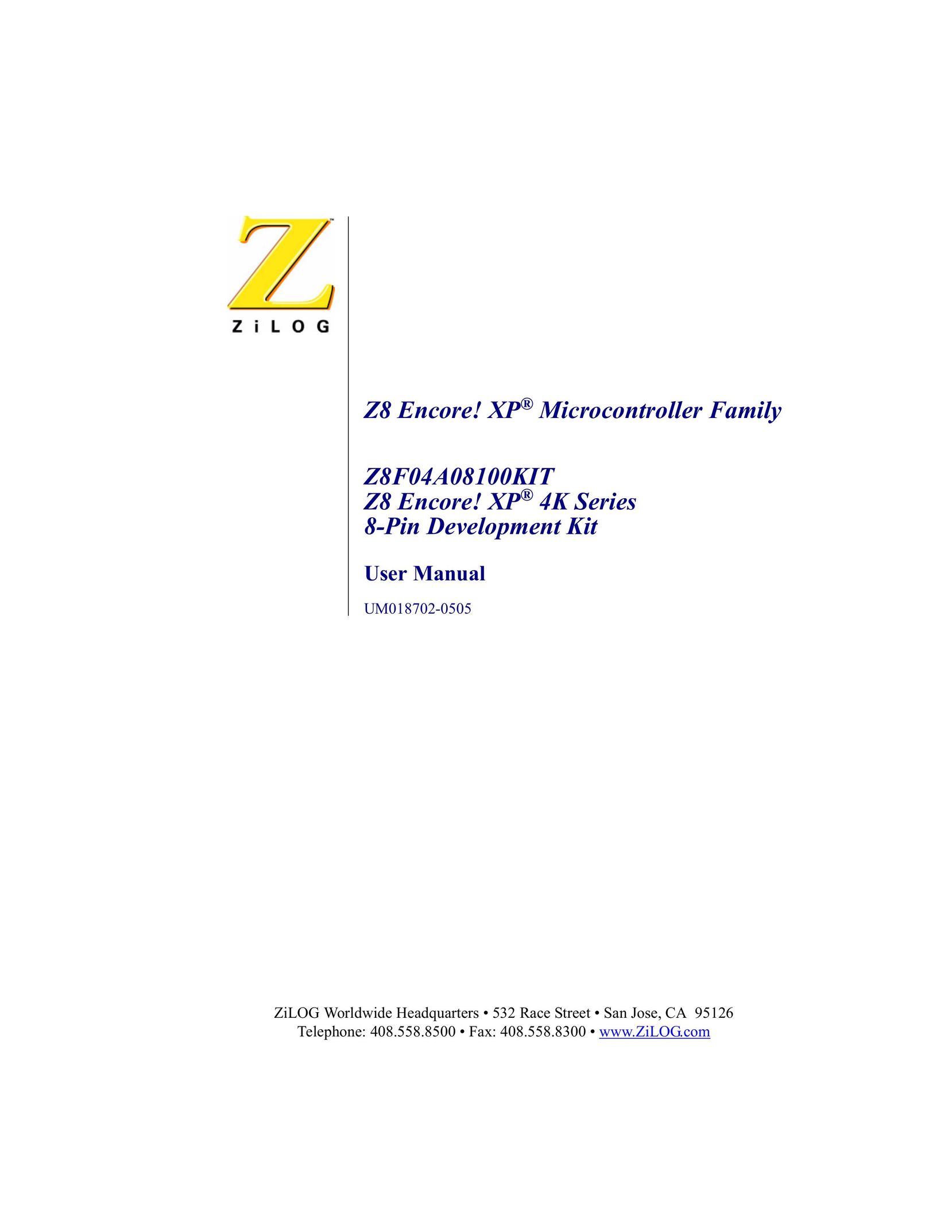ADC Z8F04A08100KIT Switch User Manual