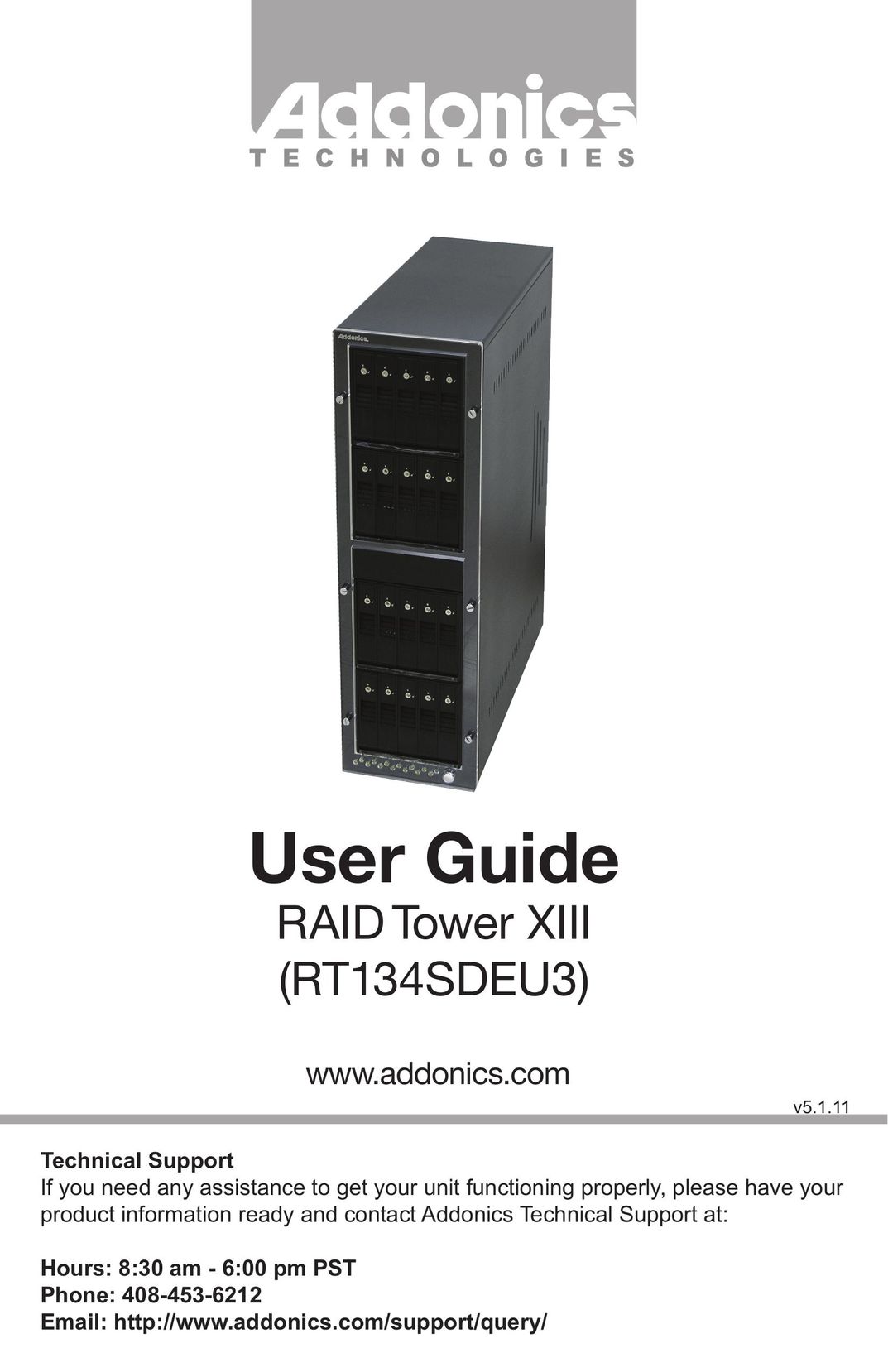 Addonics Technologies RT134SDEU3 Switch User Manual