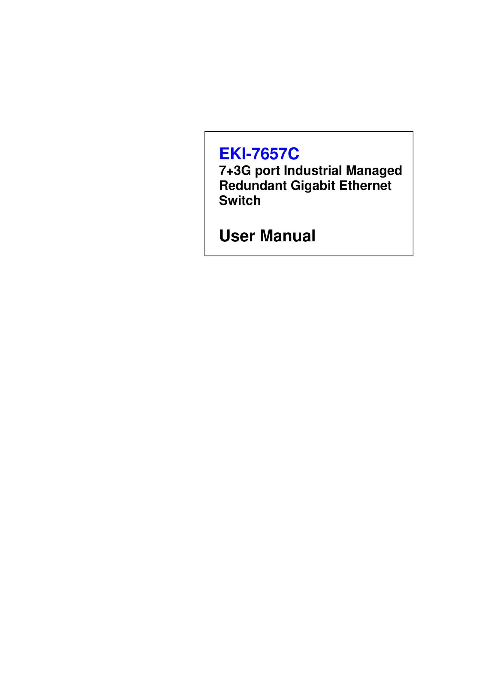 Advantech EKI-7657C Switch User Manual