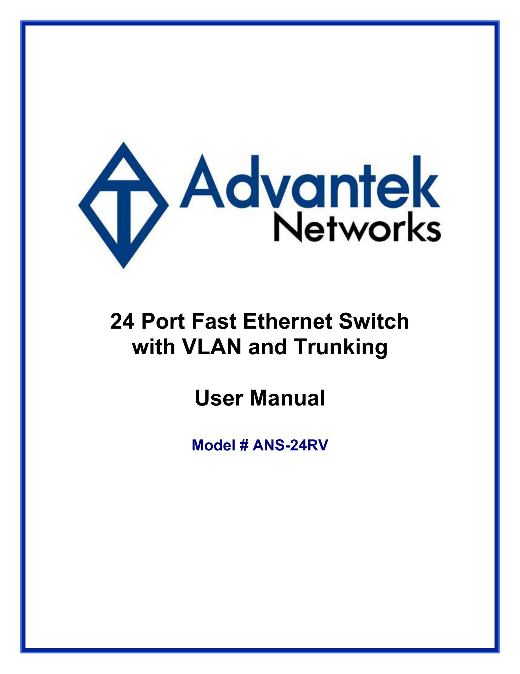 Advantek Networks ANS-24RV Switch User Manual
