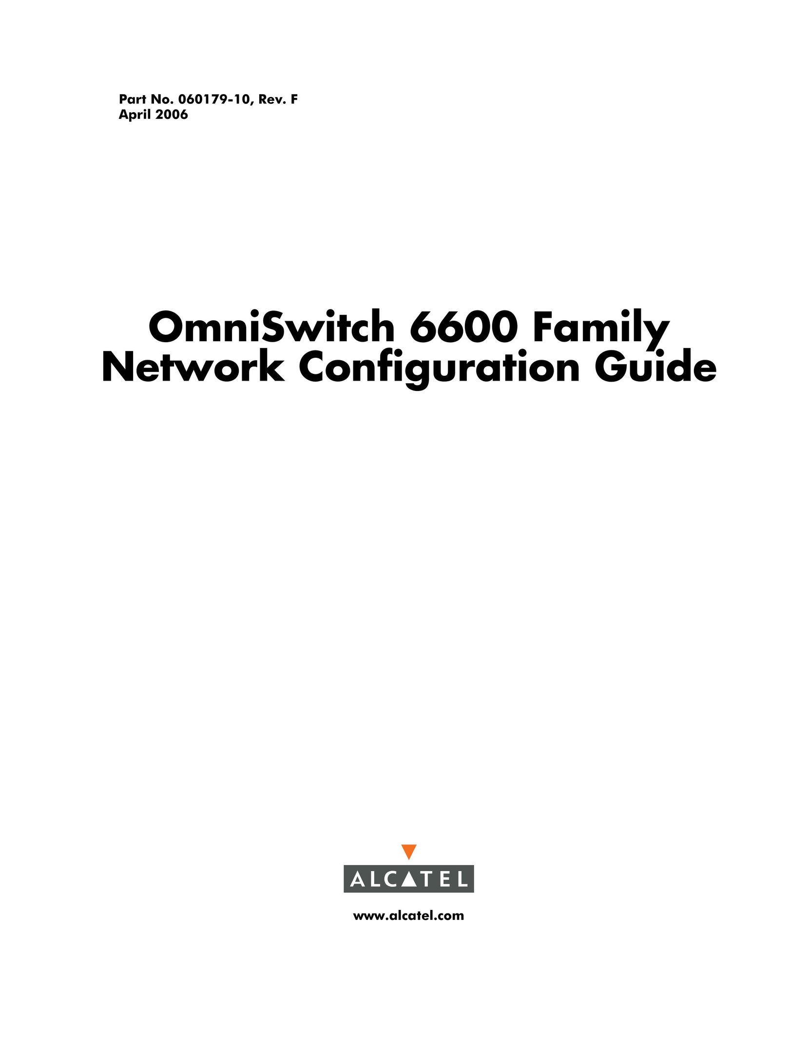 Alcatel-Lucent 6600 Switch User Manual