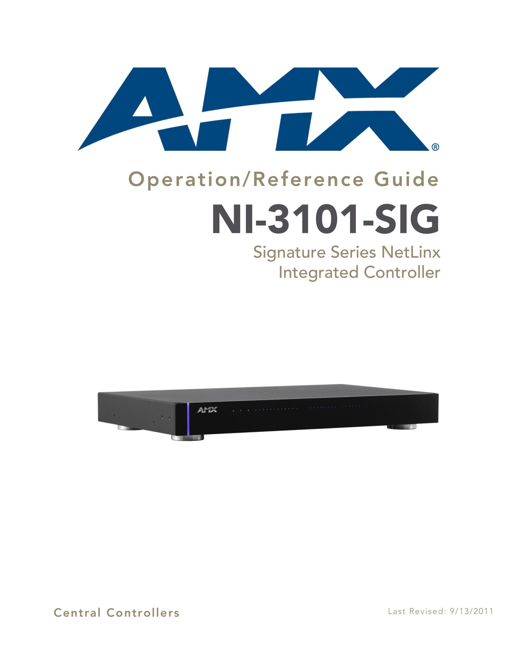AMX NI-3101-SIG Switch User Manual