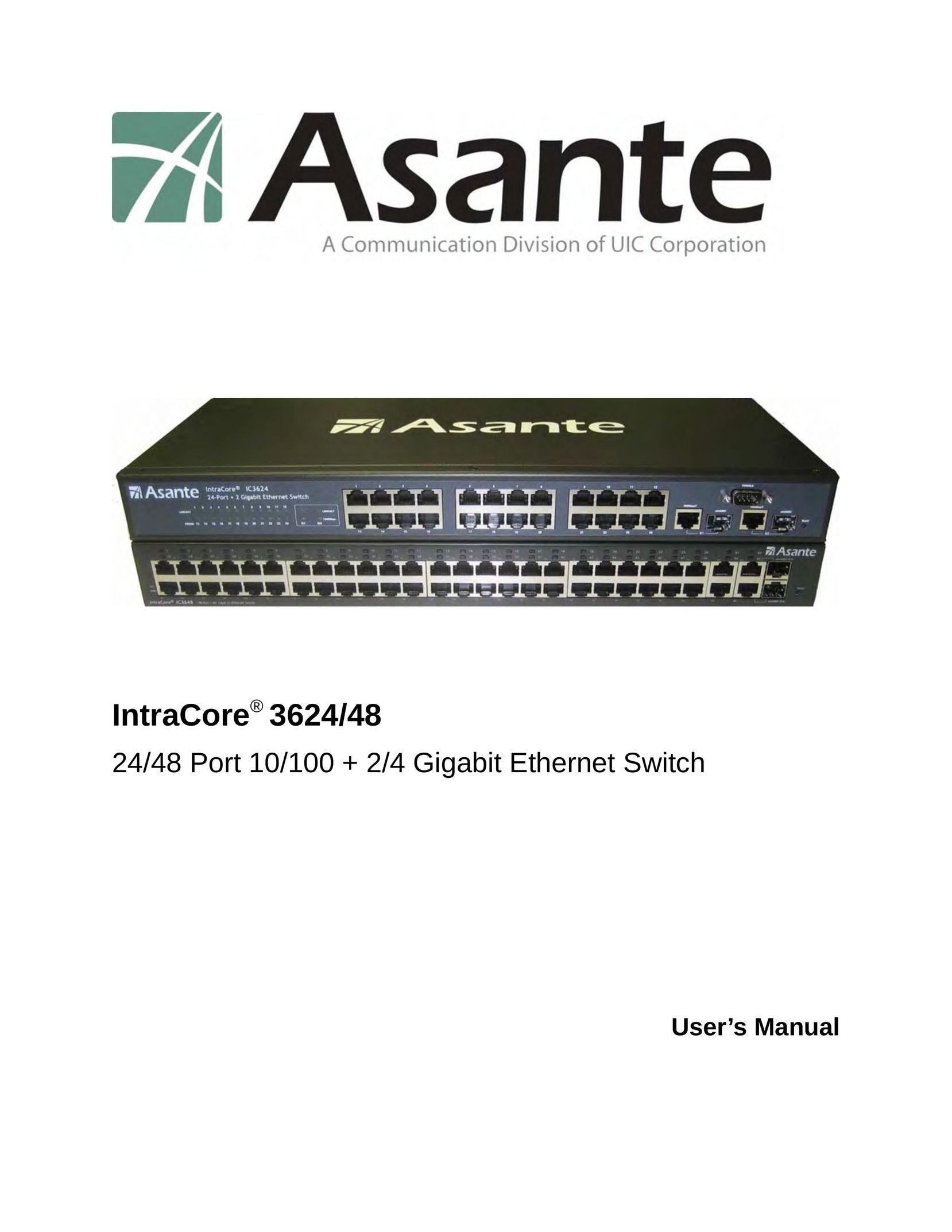 Asante Technologies 3624/48 Switch User Manual