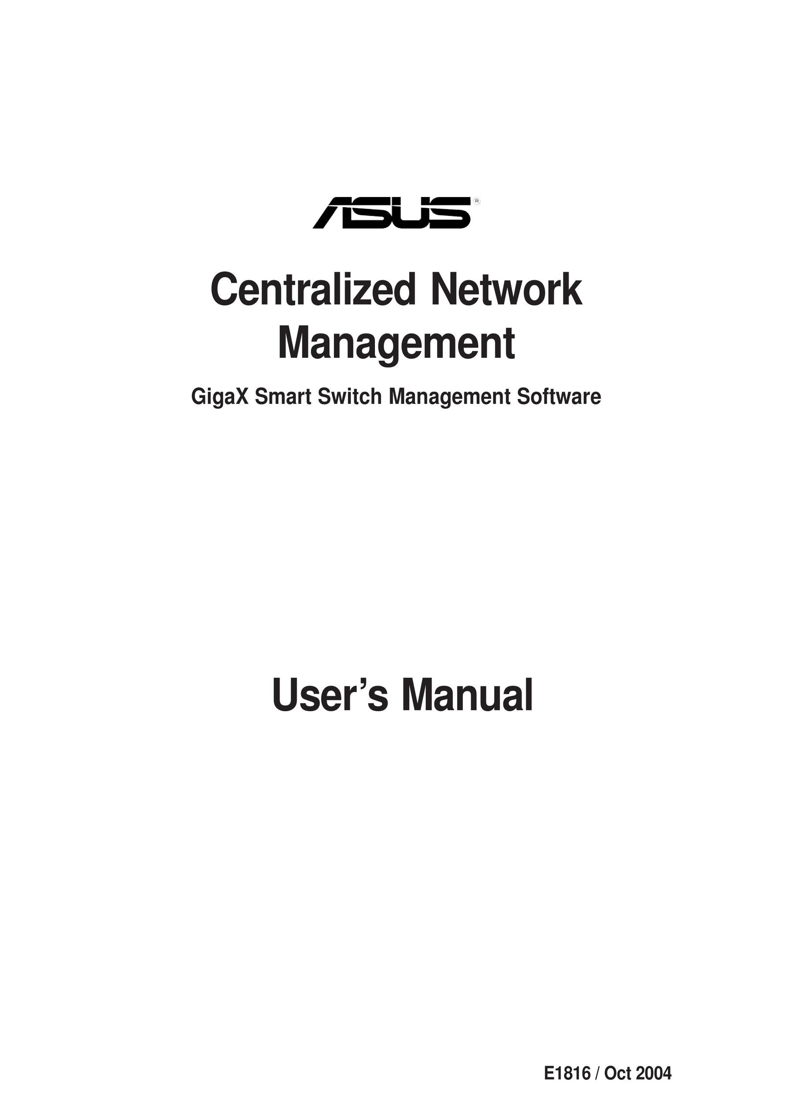 Asus E1816 Switch User Manual