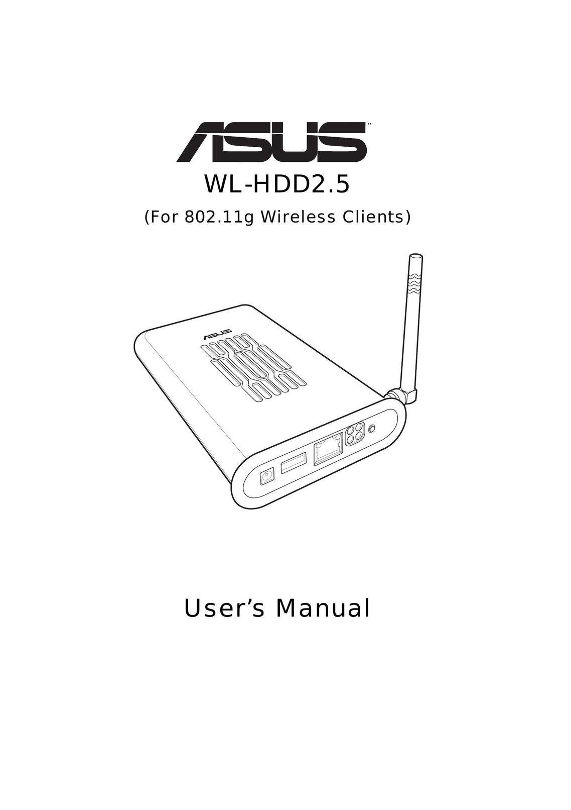 Asus WL-HDD2.5 Switch User Manual