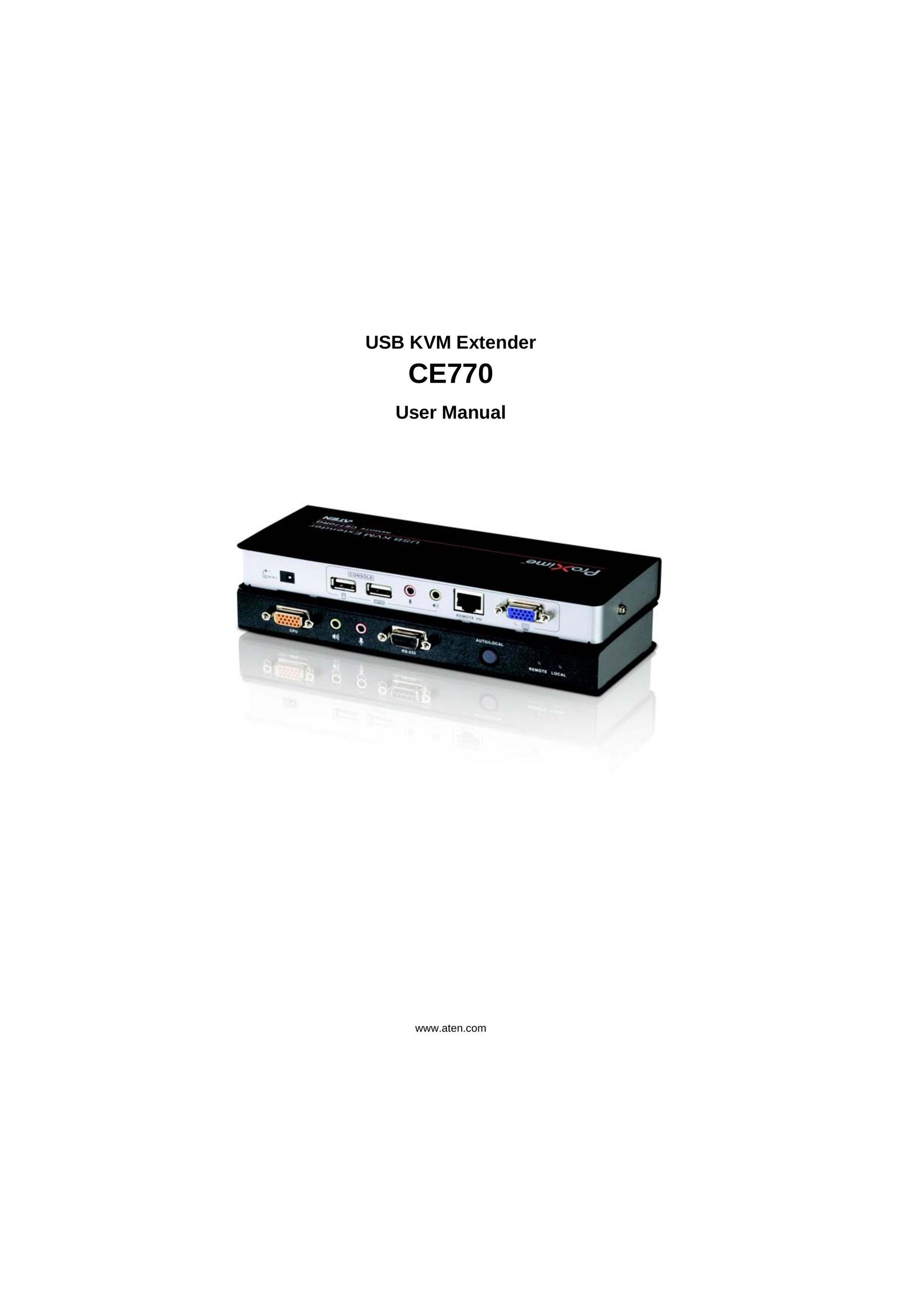 ATEN Technology CE770 Switch User Manual
