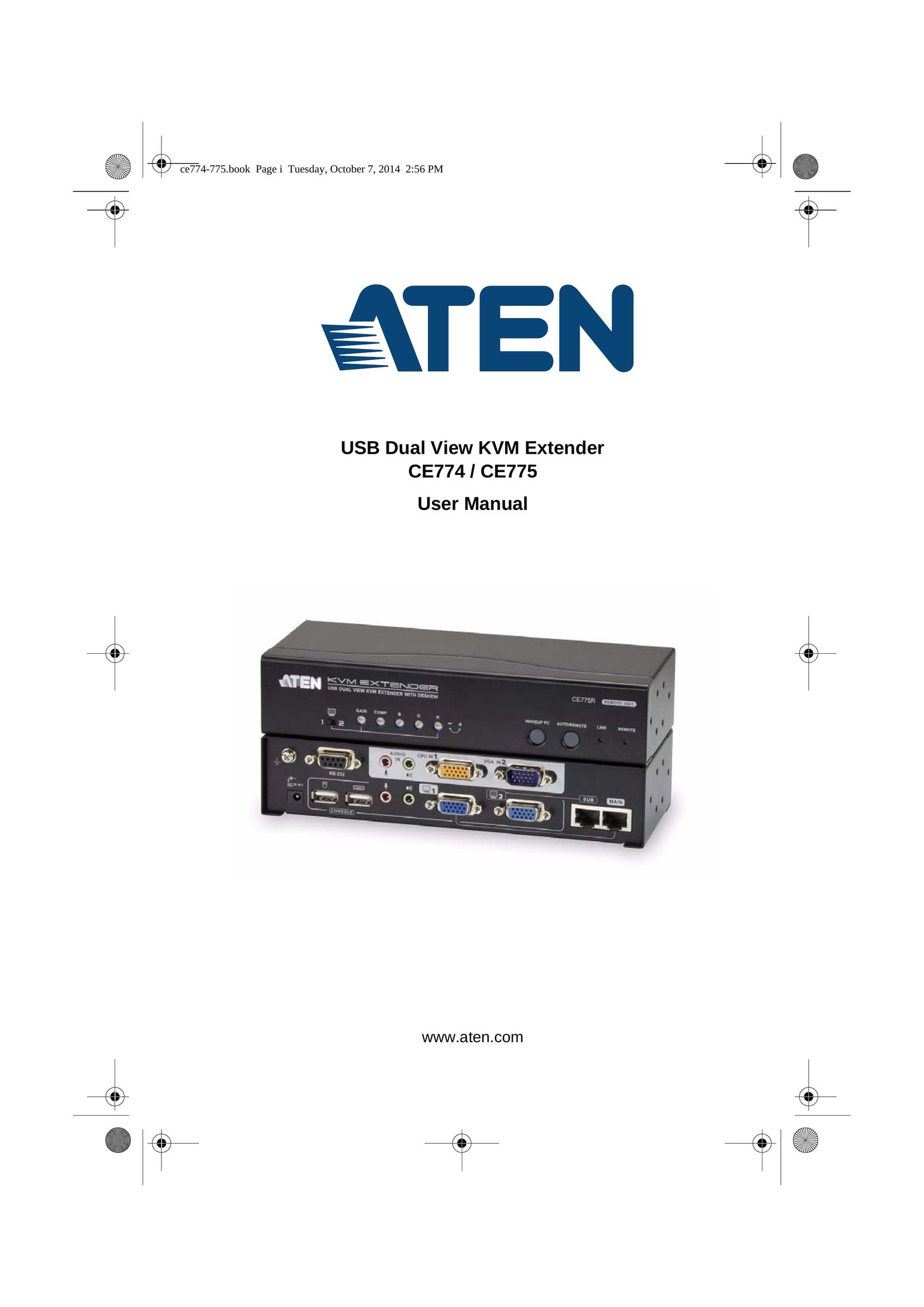 ATEN Technology CE774 Switch User Manual