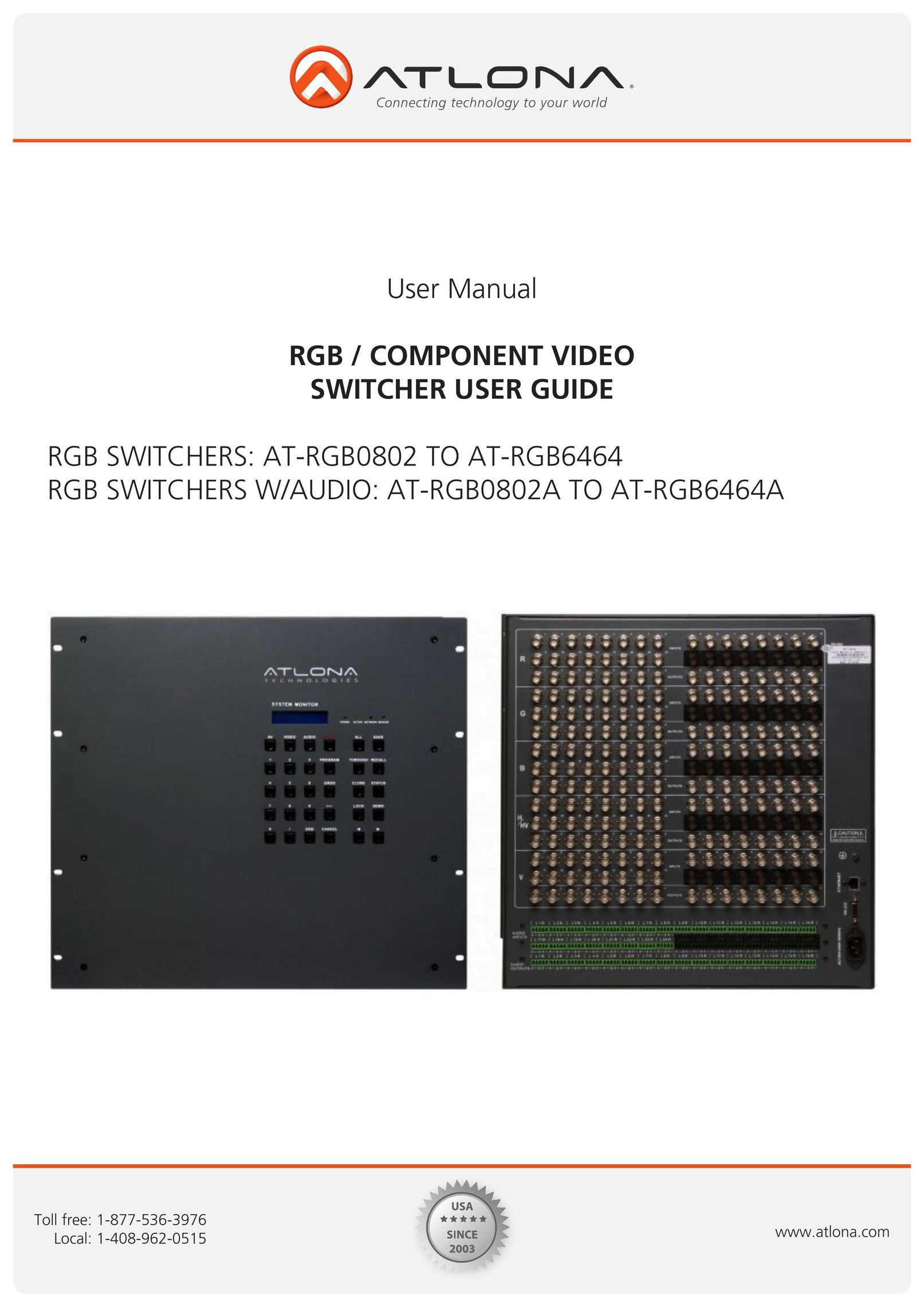 Atlona AT-RGB6464 Switch User Manual