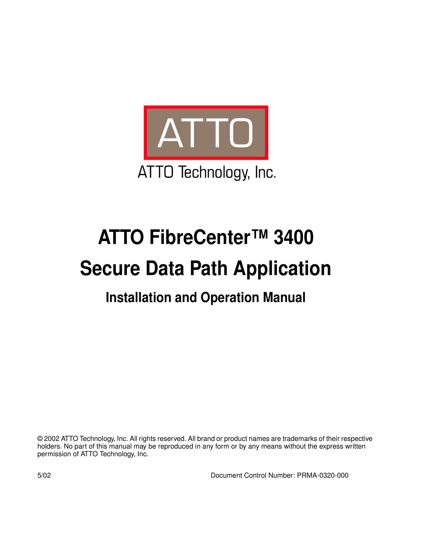 ATTO Technology 3400 Switch User Manual