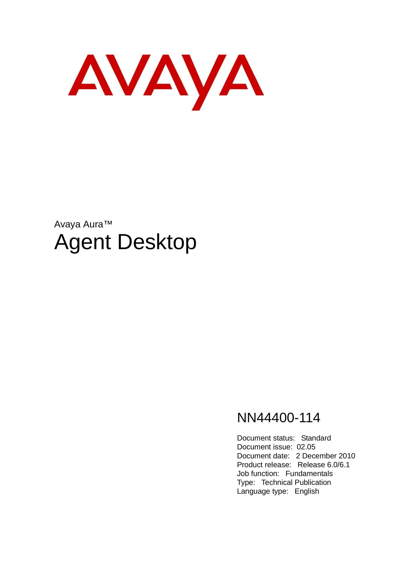 Avaya NN44400-114 Switch User Manual