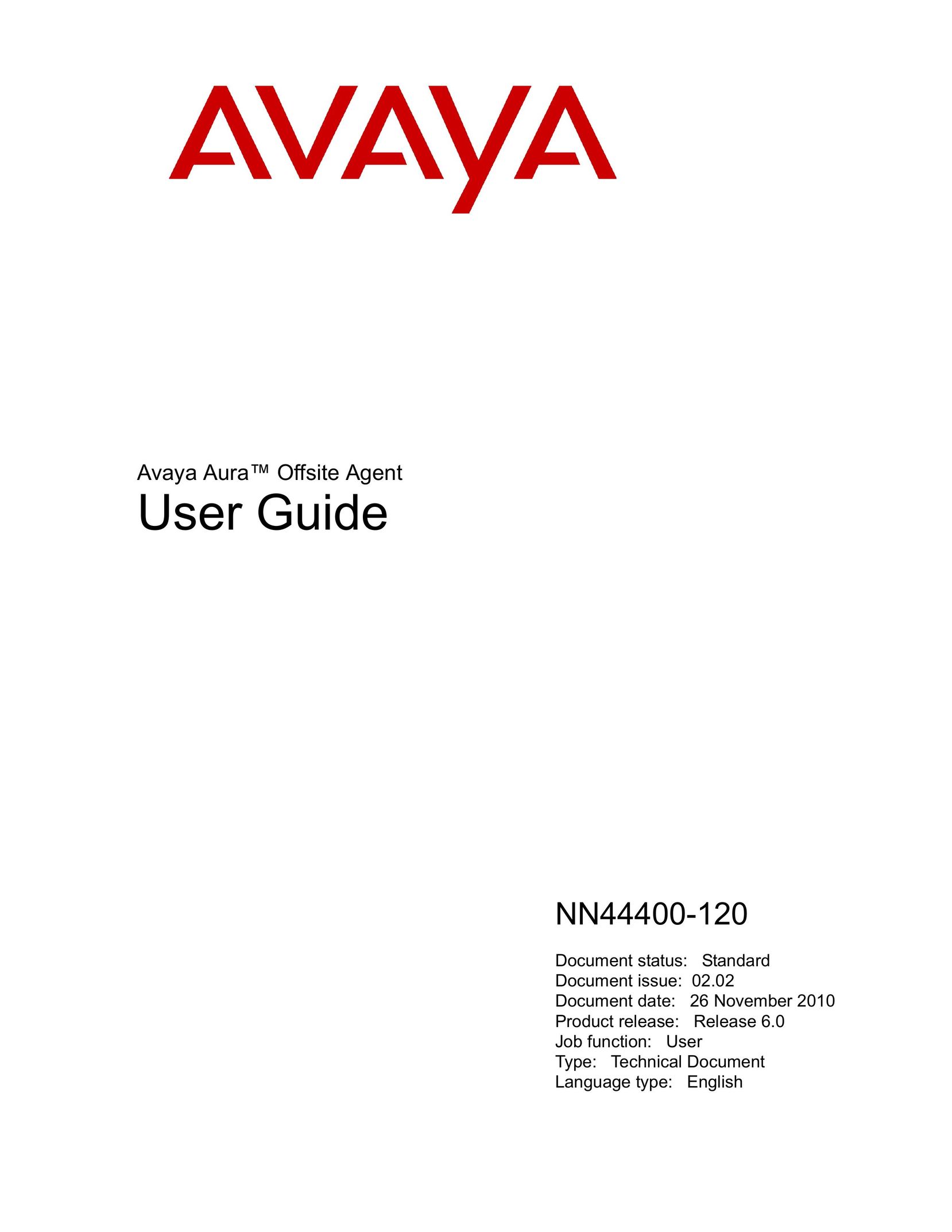 Avaya NN44400-120 Switch User Manual