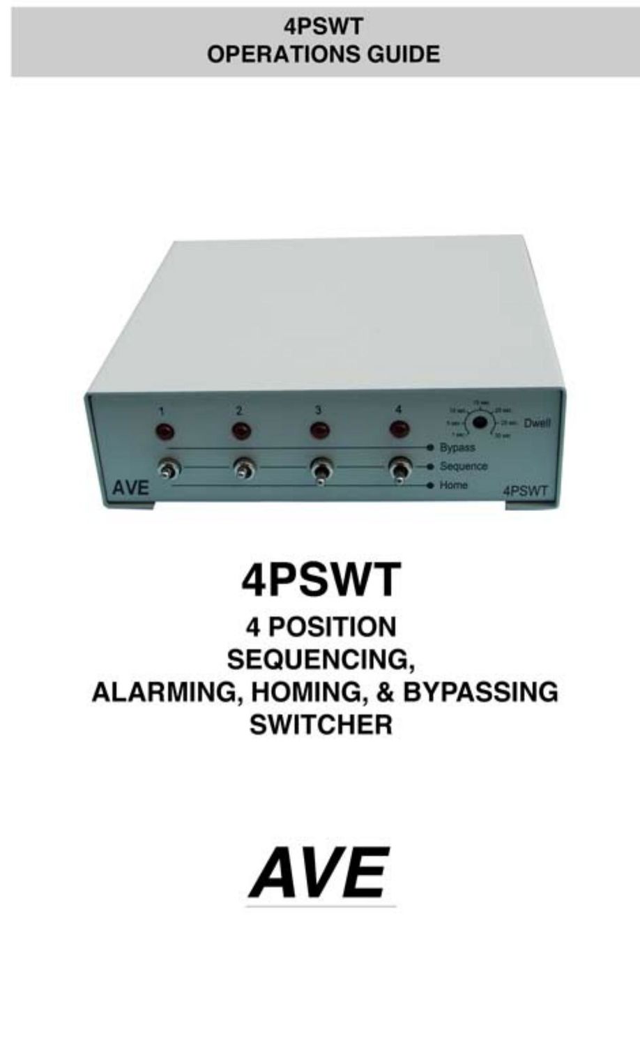 AVE 4PSWT Switch User Manual