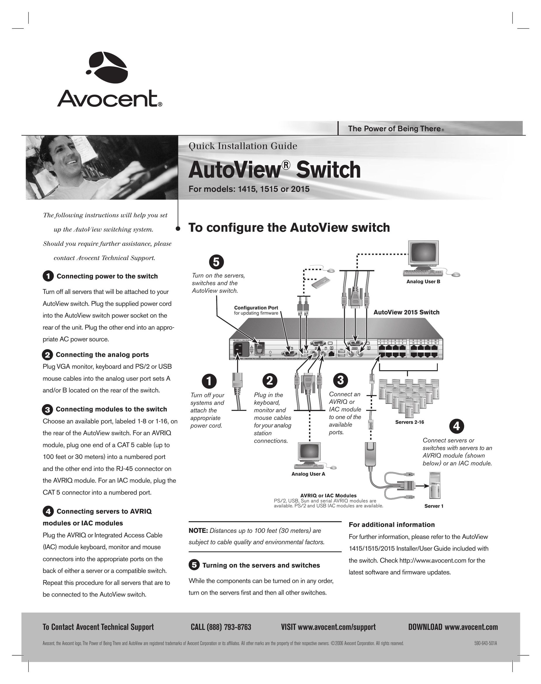 Avocent 1415 Switch User Manual