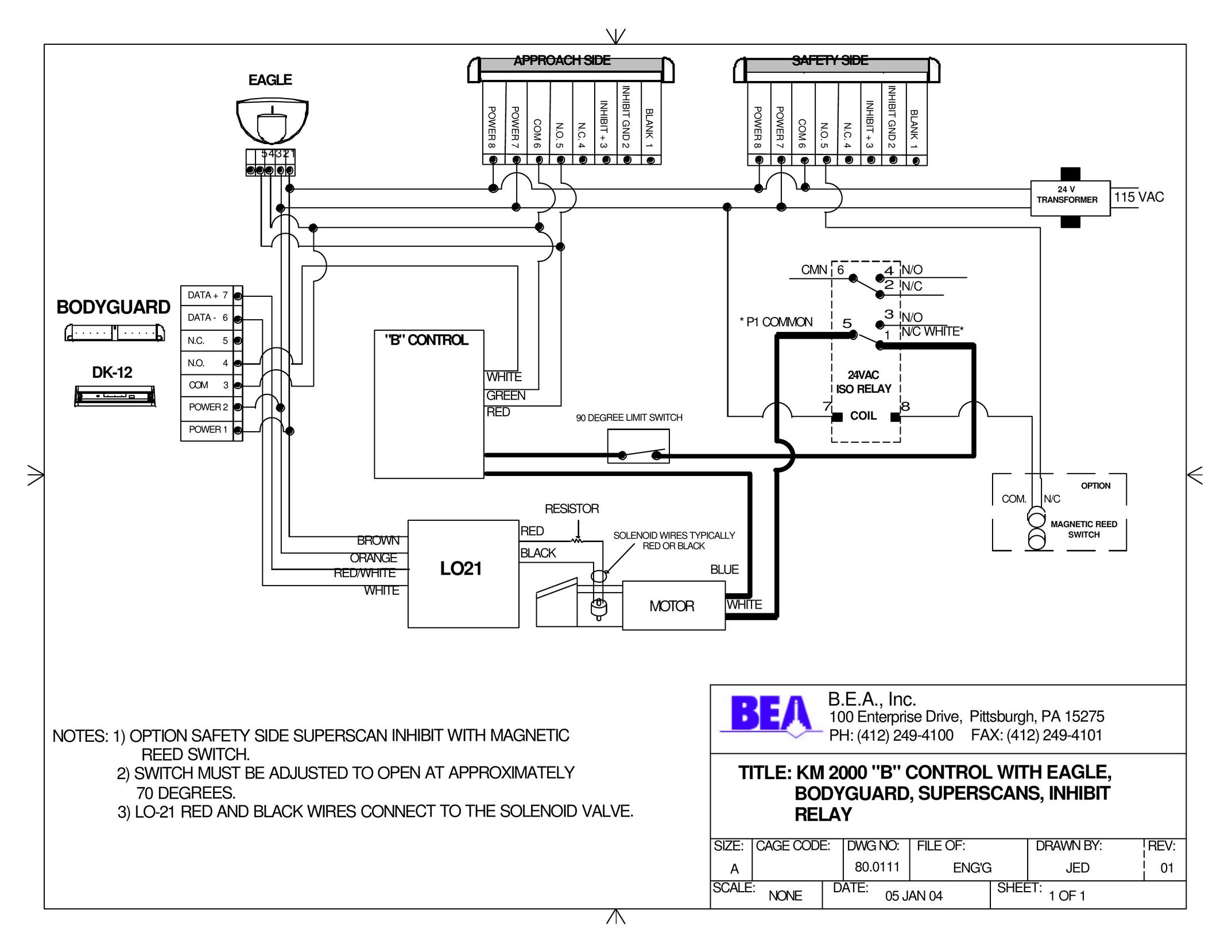 BEA KM 2000 Switch User Manual