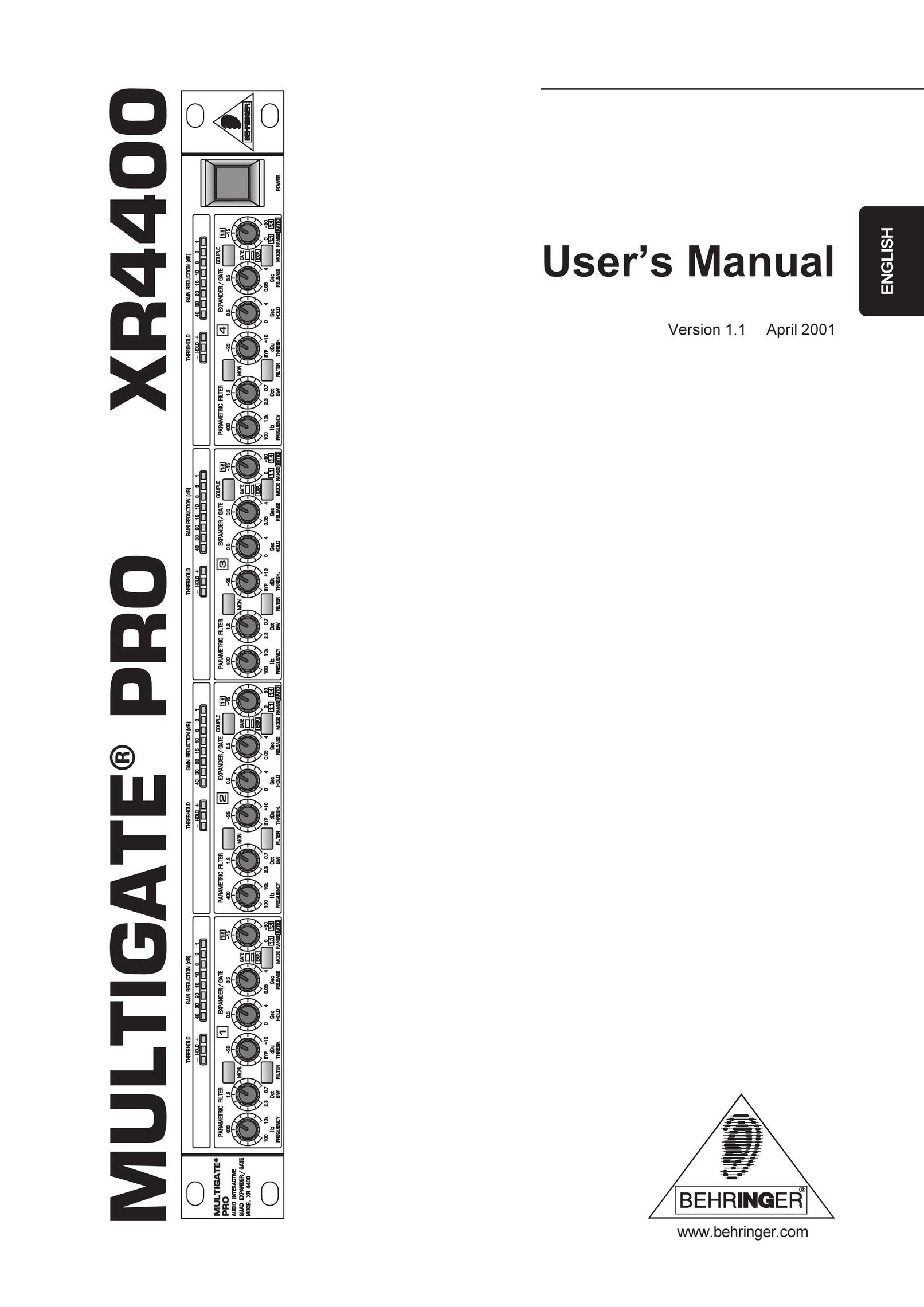 Behringer XR4400 Switch User Manual