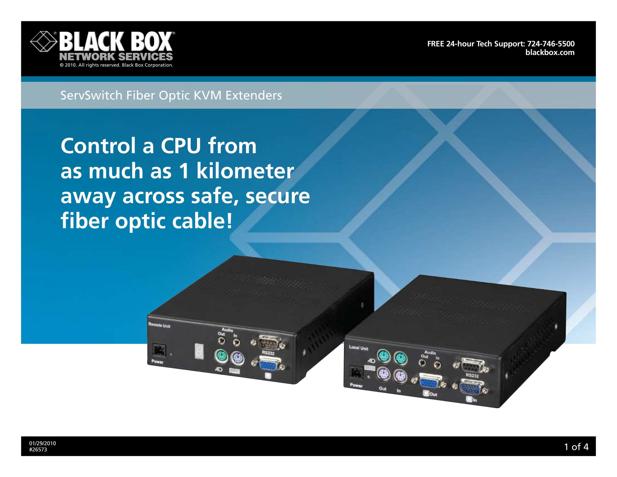 Black Box 26573 Switch User Manual