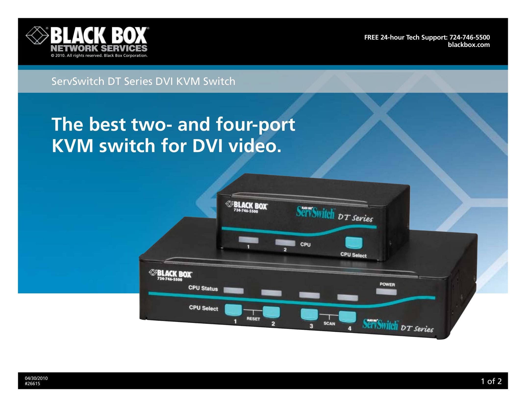 Black Box 26615 Switch User Manual