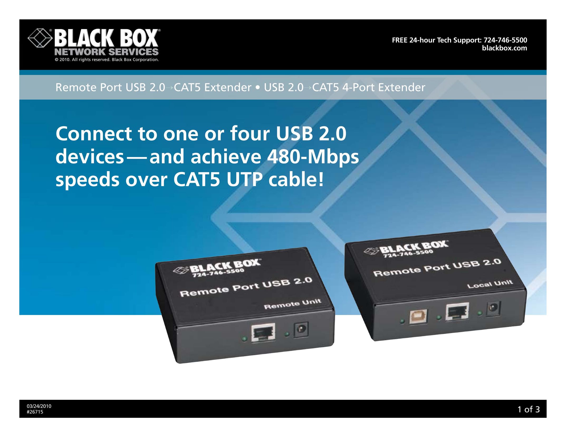 Black Box 26715 Switch User Manual