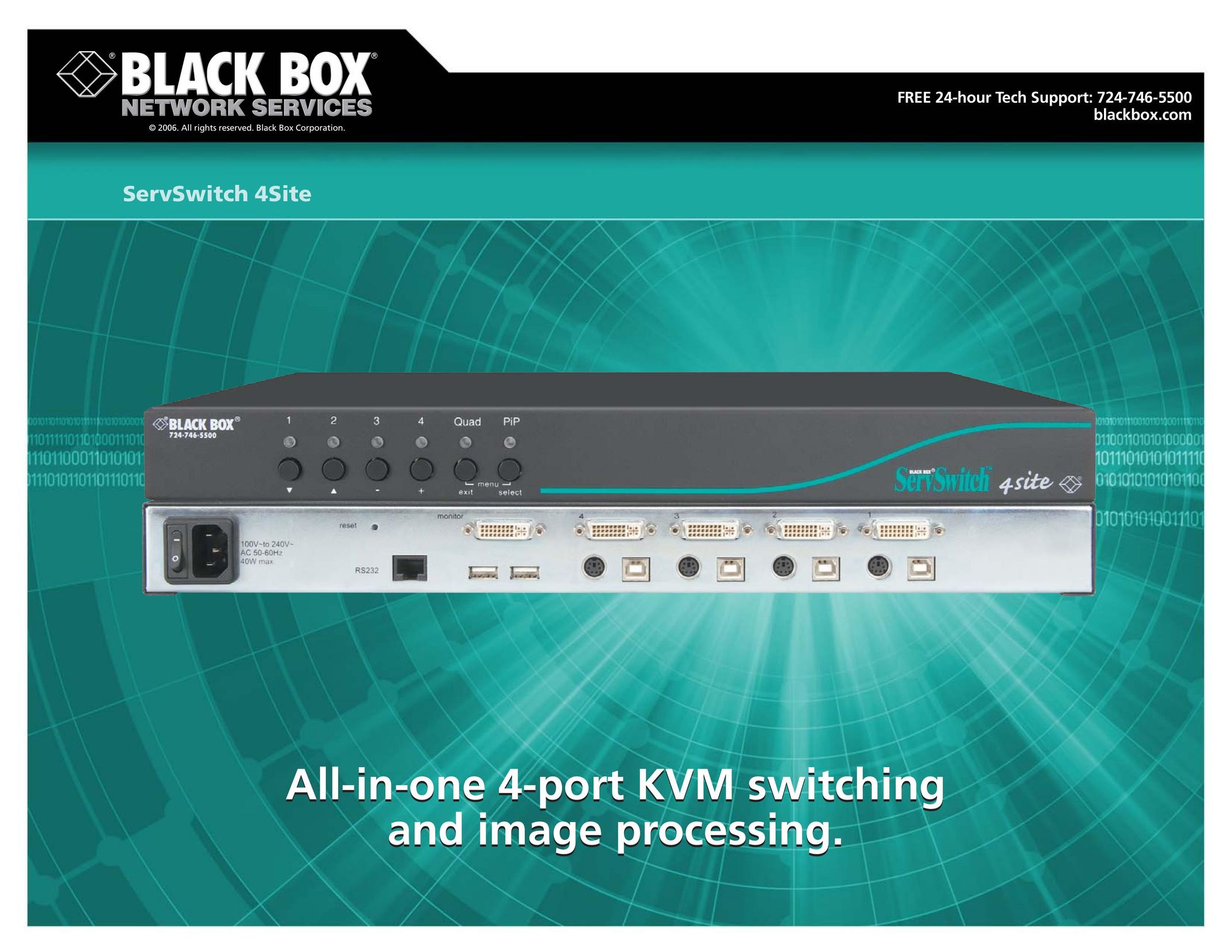 Black Box 4site Switch User Manual