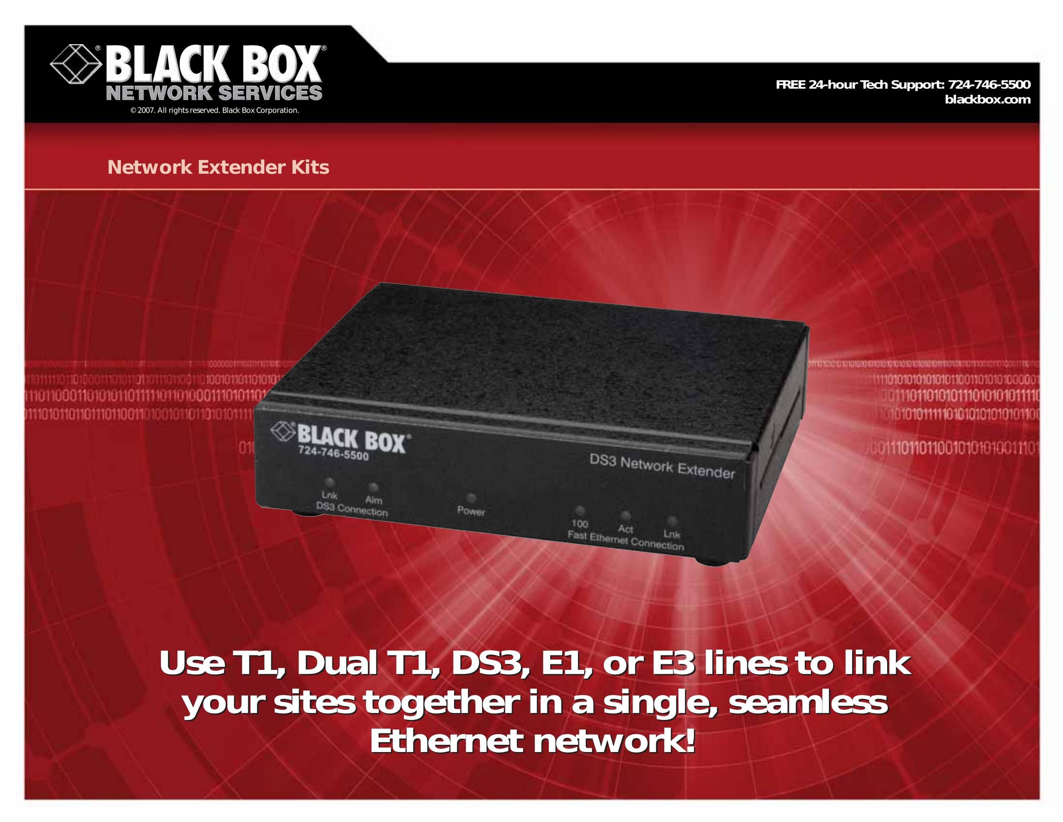 Black Box 724-746-5500 Switch User Manual