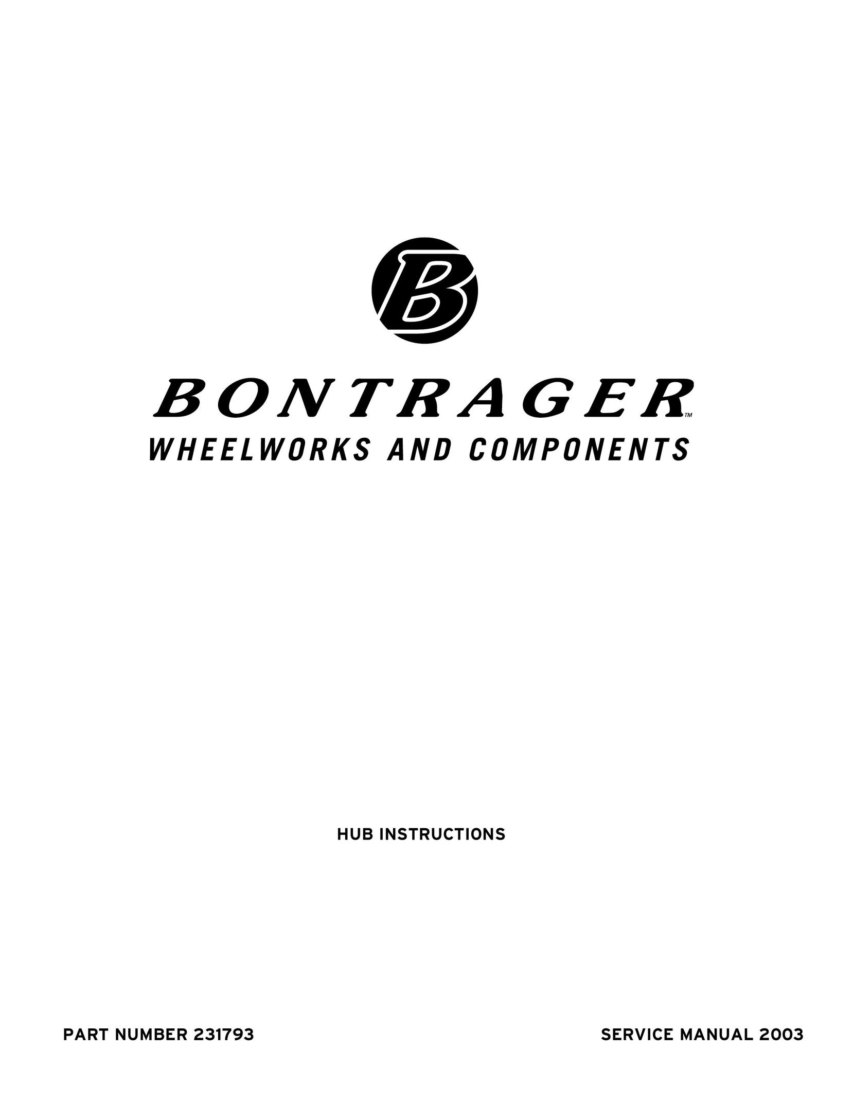 Bontrager 231793 Switch User Manual