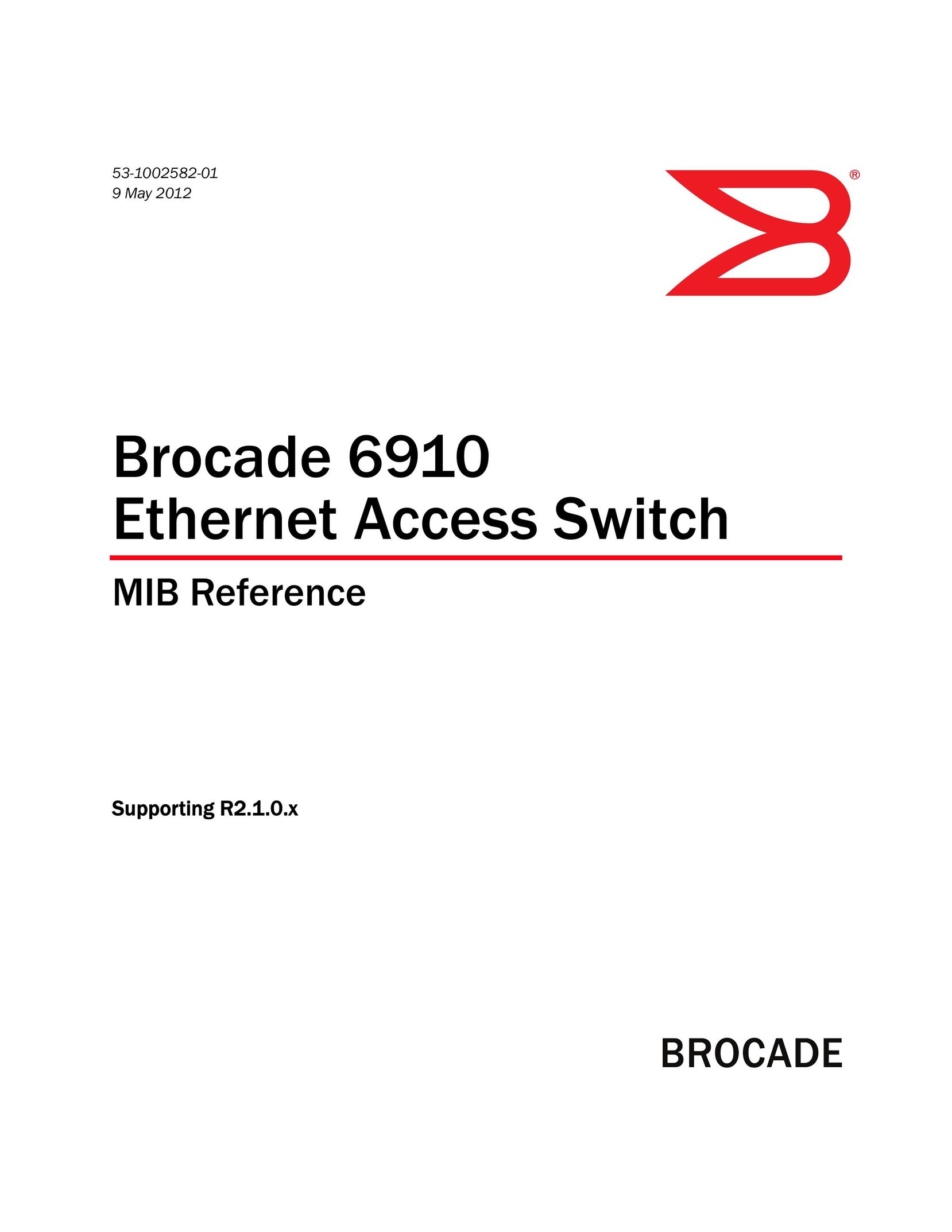 Brocade Communications Systems 6910 Switch User Manual