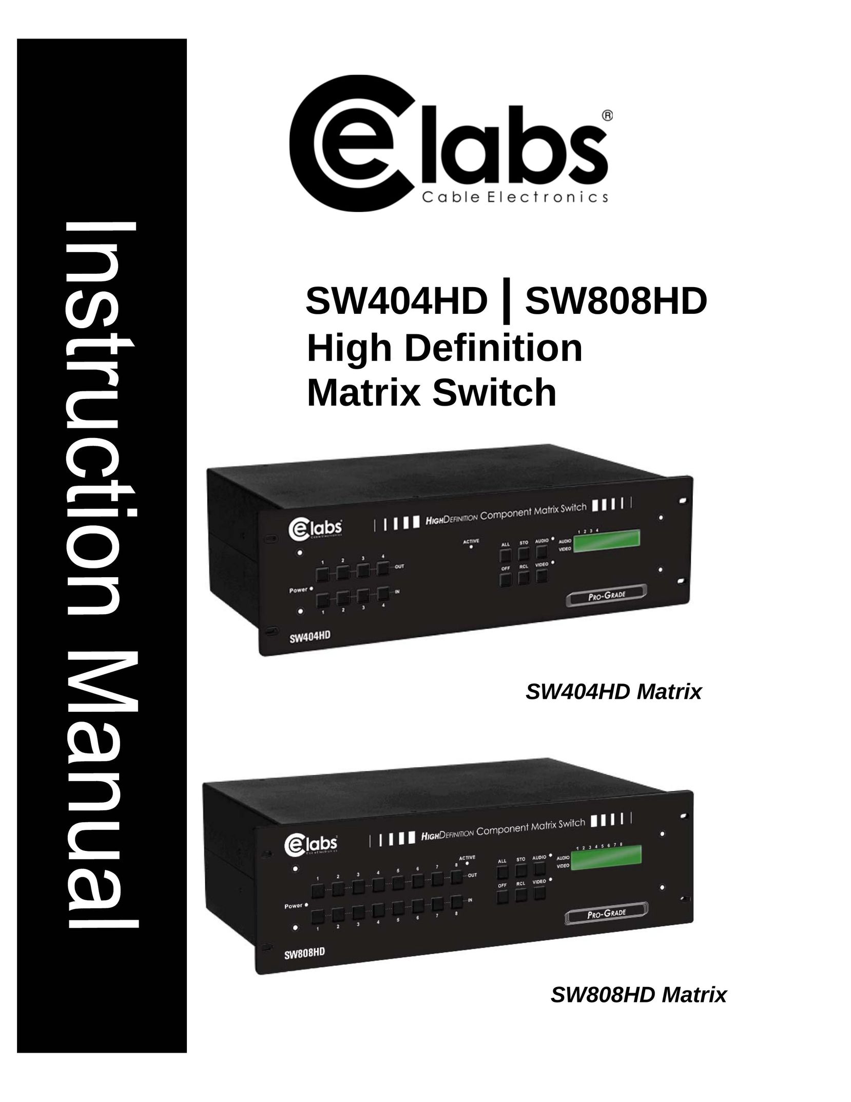 Cable Electronics SW404HD Switch User Manual