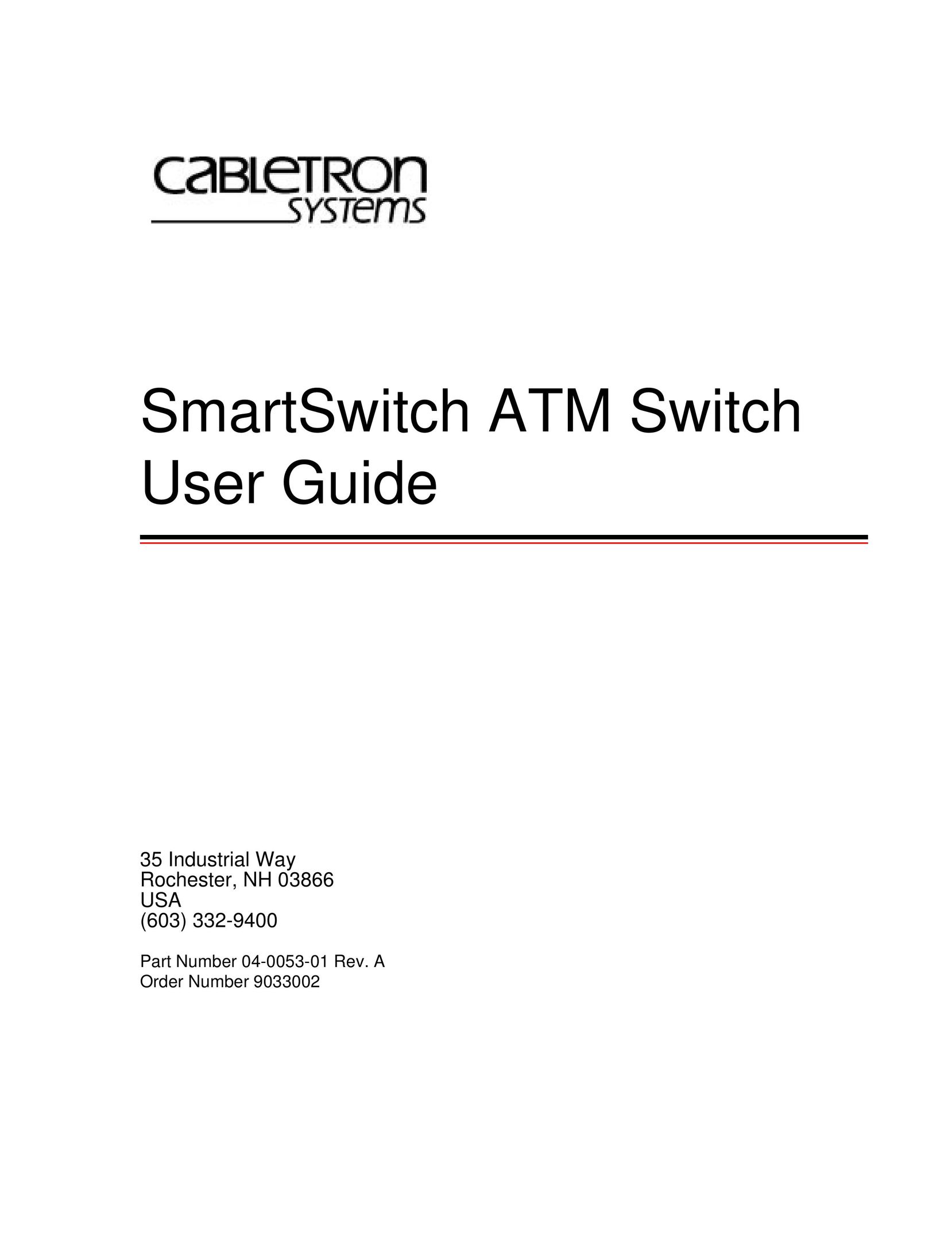 Cabletron Systems 04-0053-01 Switch User Manual