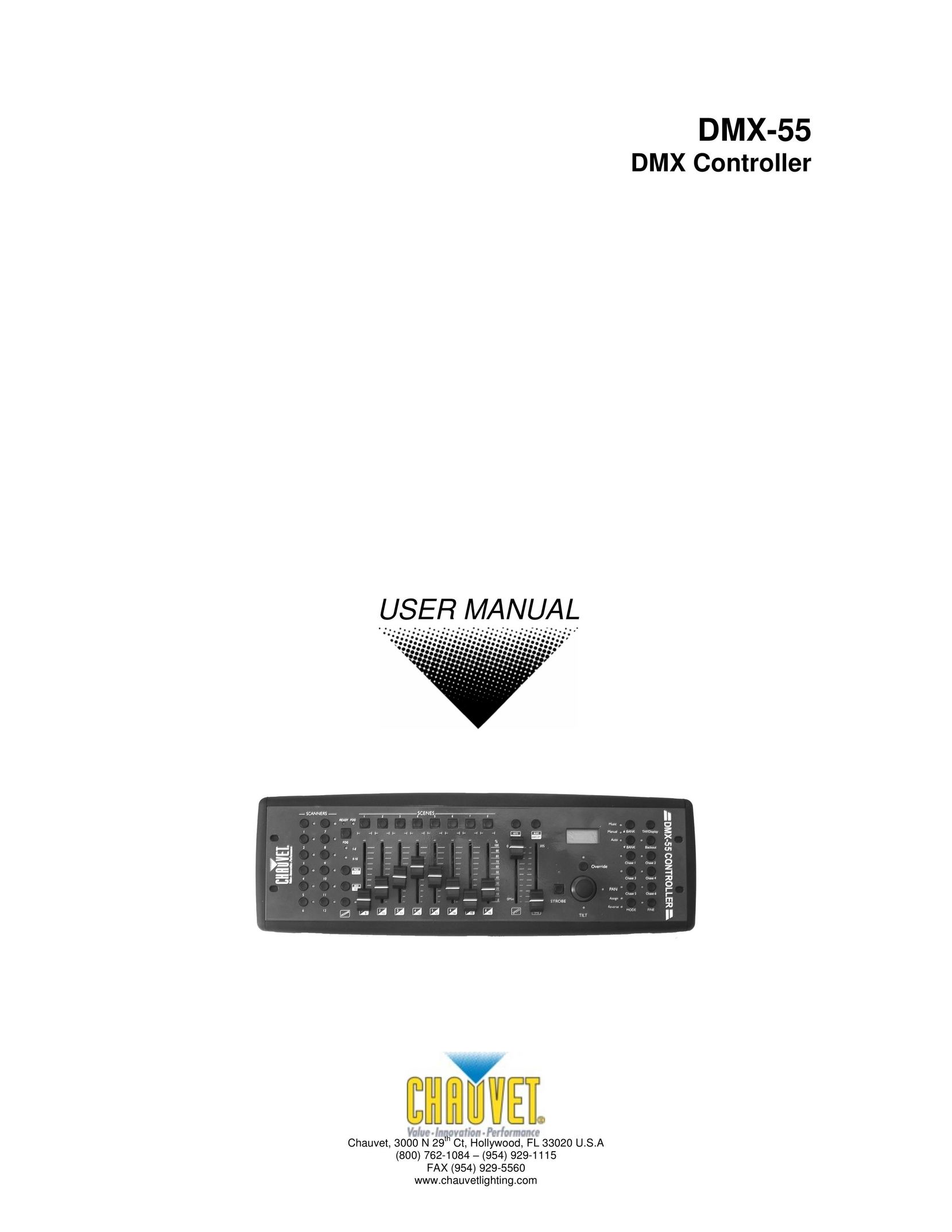Chauvet DMX-55 DMX Switch User Manual