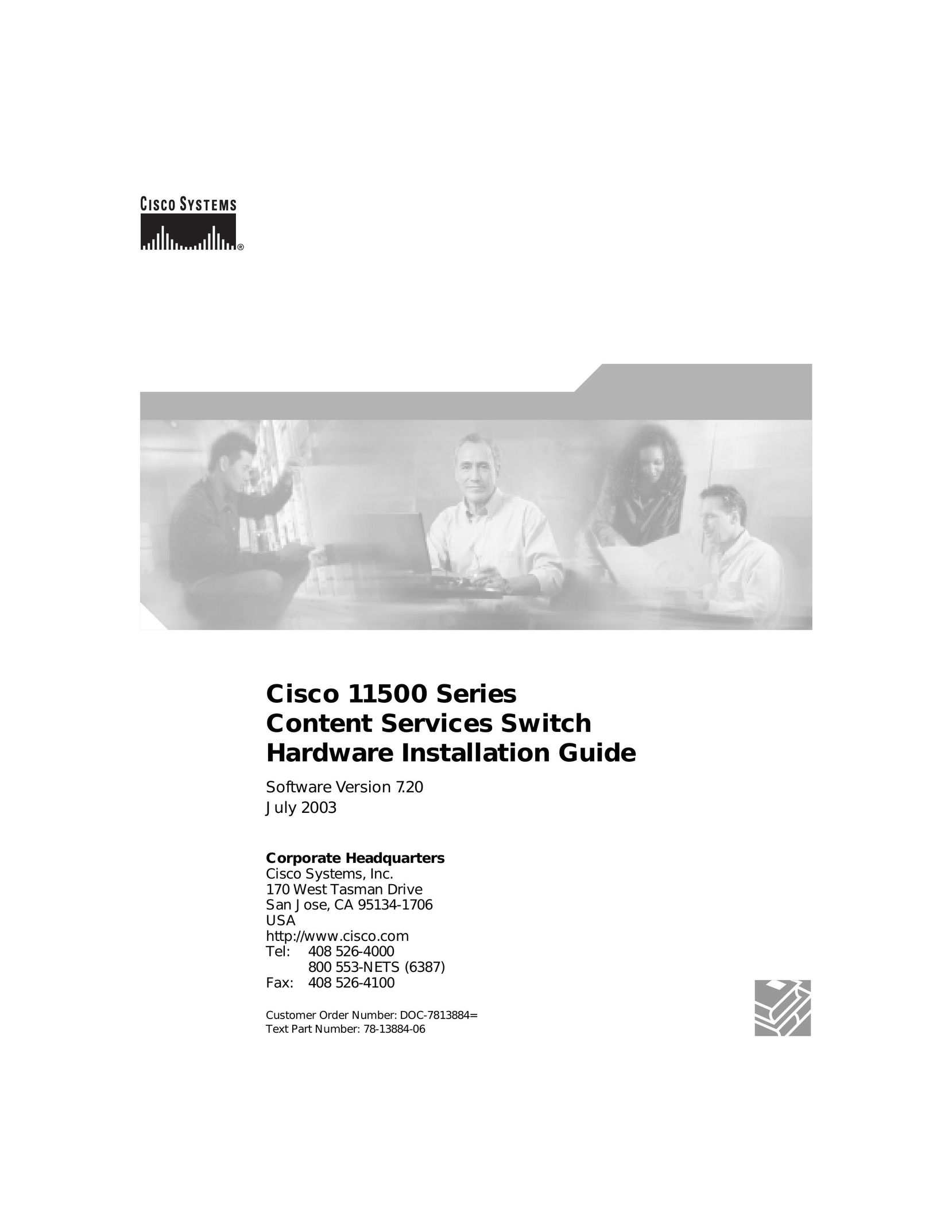 Cisco Systems 11500 Series Switch User Manual