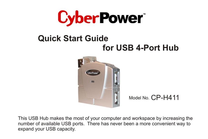CyberPower Systems CP-H411 Switch User Manual