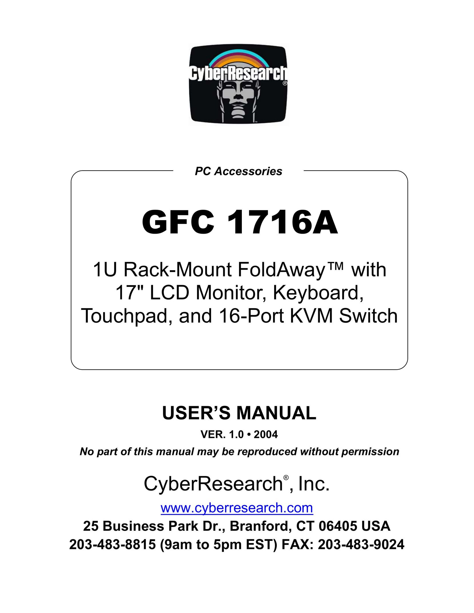 CyberResearch GFC 1716A Switch User Manual