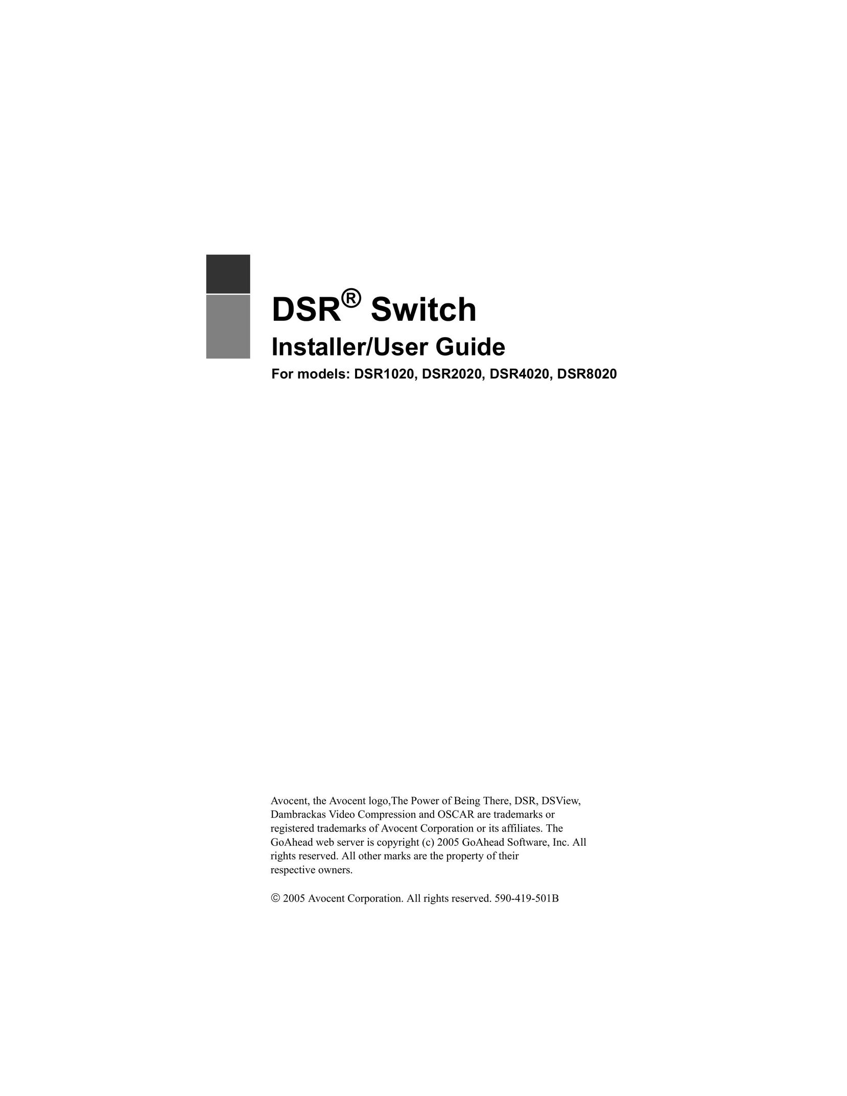 Daxten DSR2020 Switch User Manual