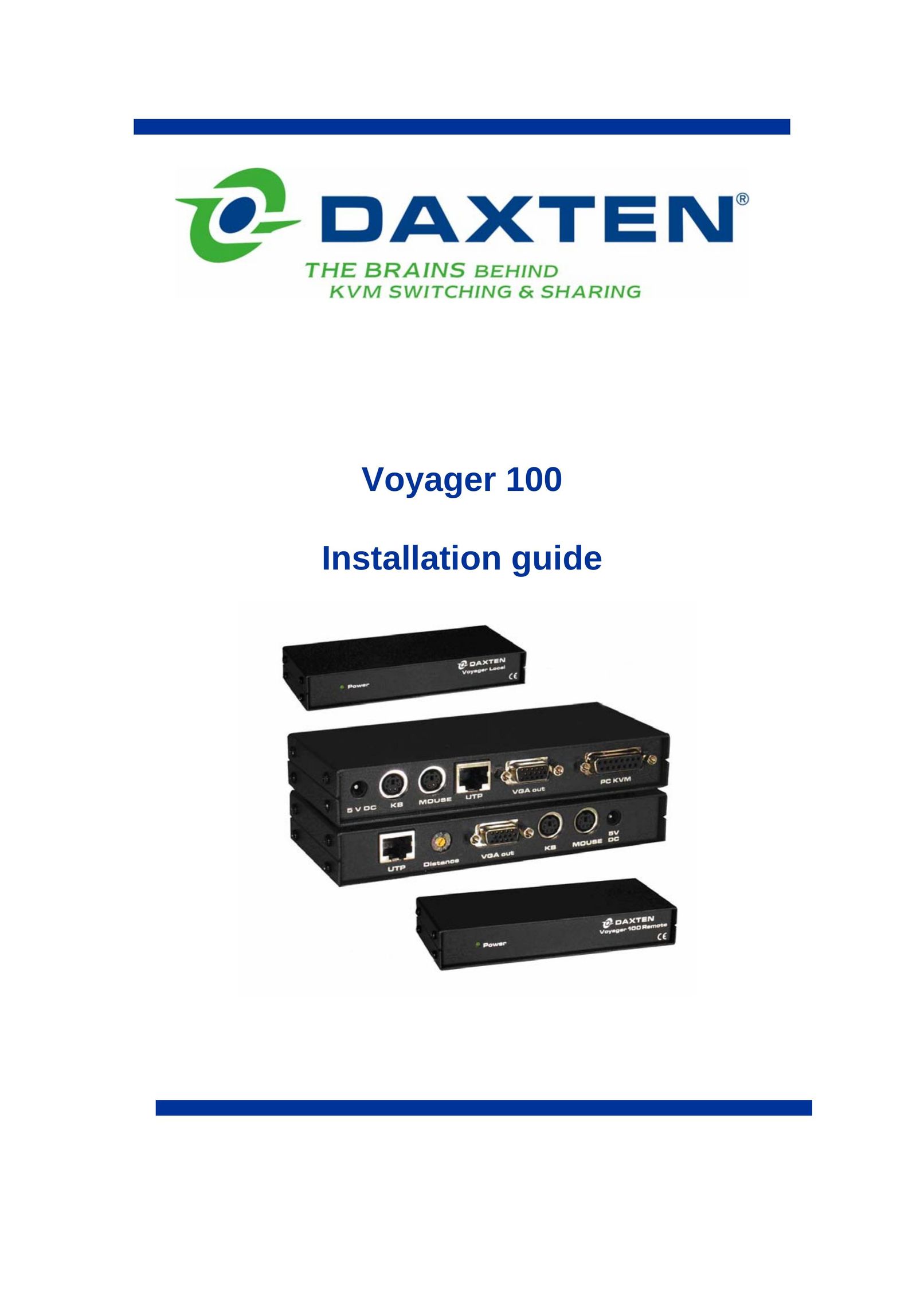 Daxten Voyager 100 Switch User Manual