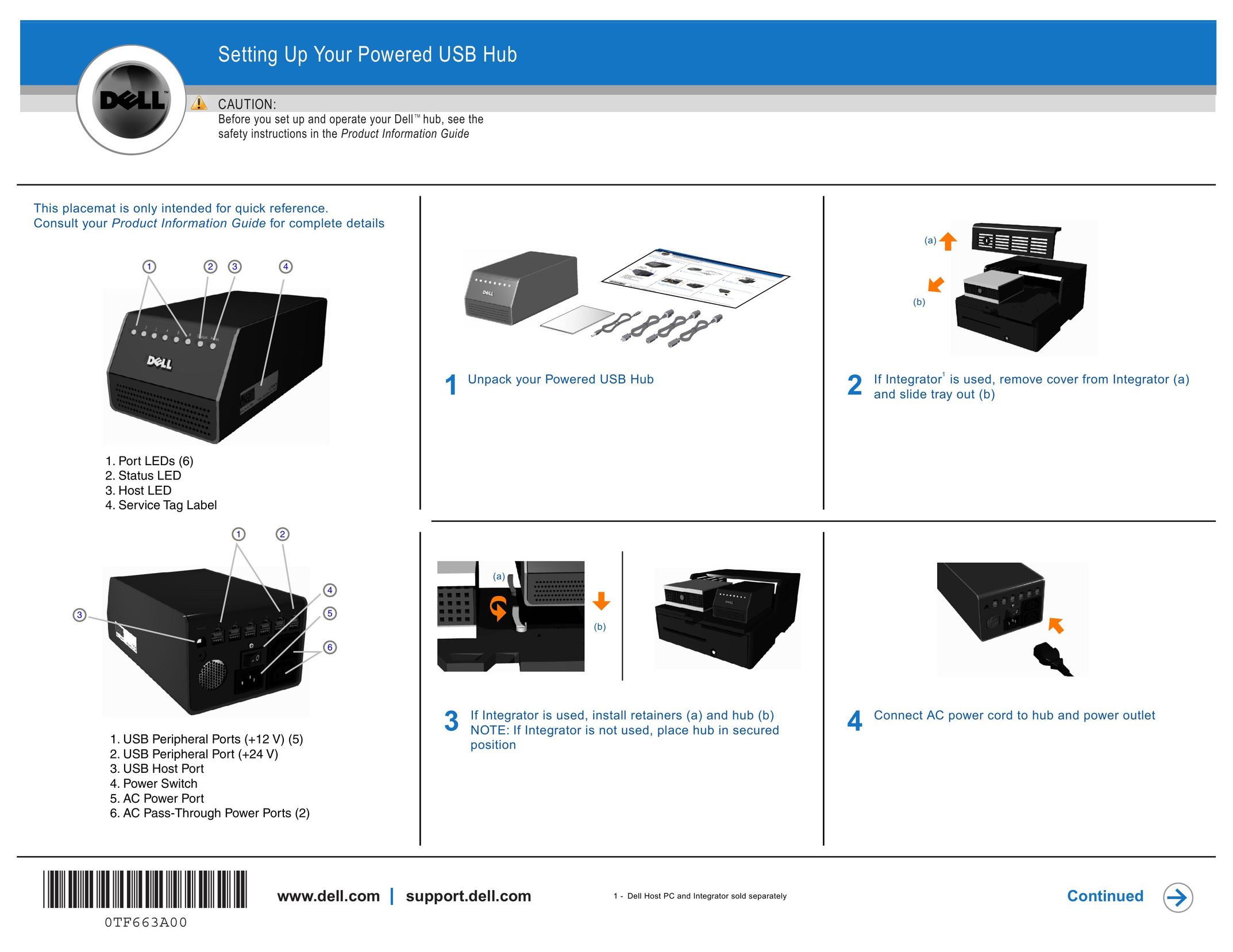 Dell 0TF663A00 Switch User Manual
