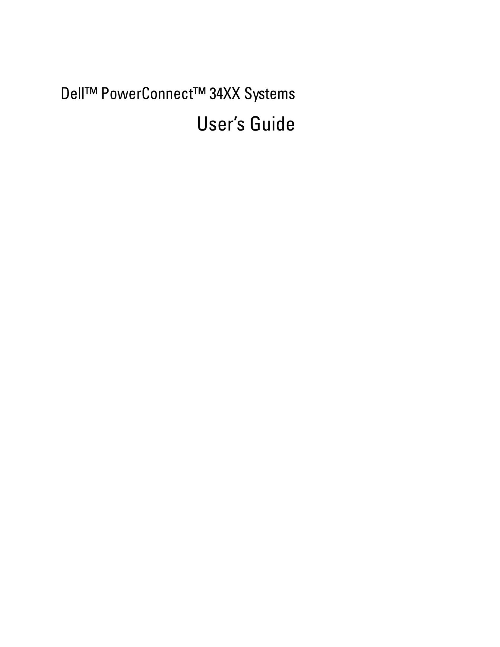 Dell 3448P Switch User Manual