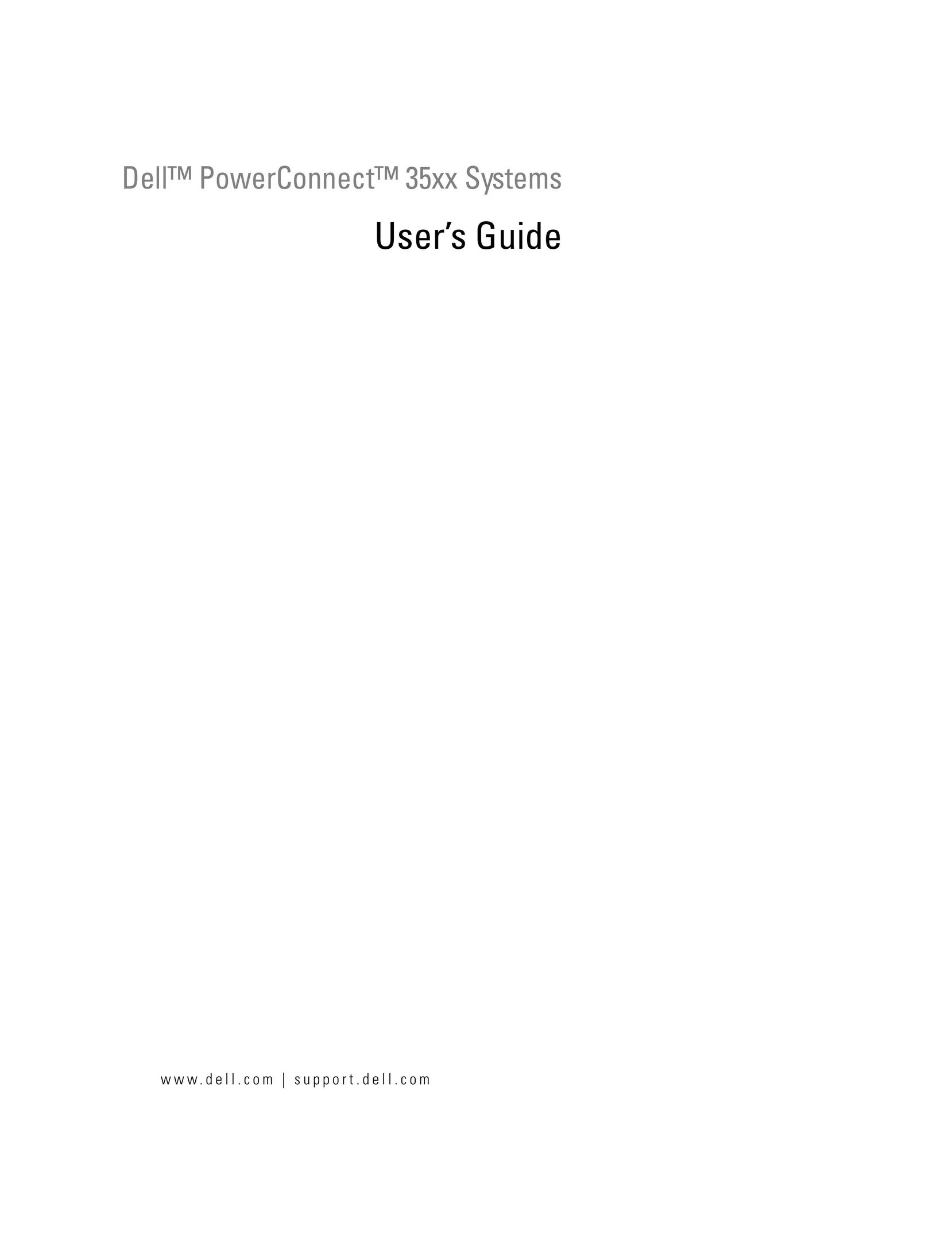 Dell 3548 Switch User Manual