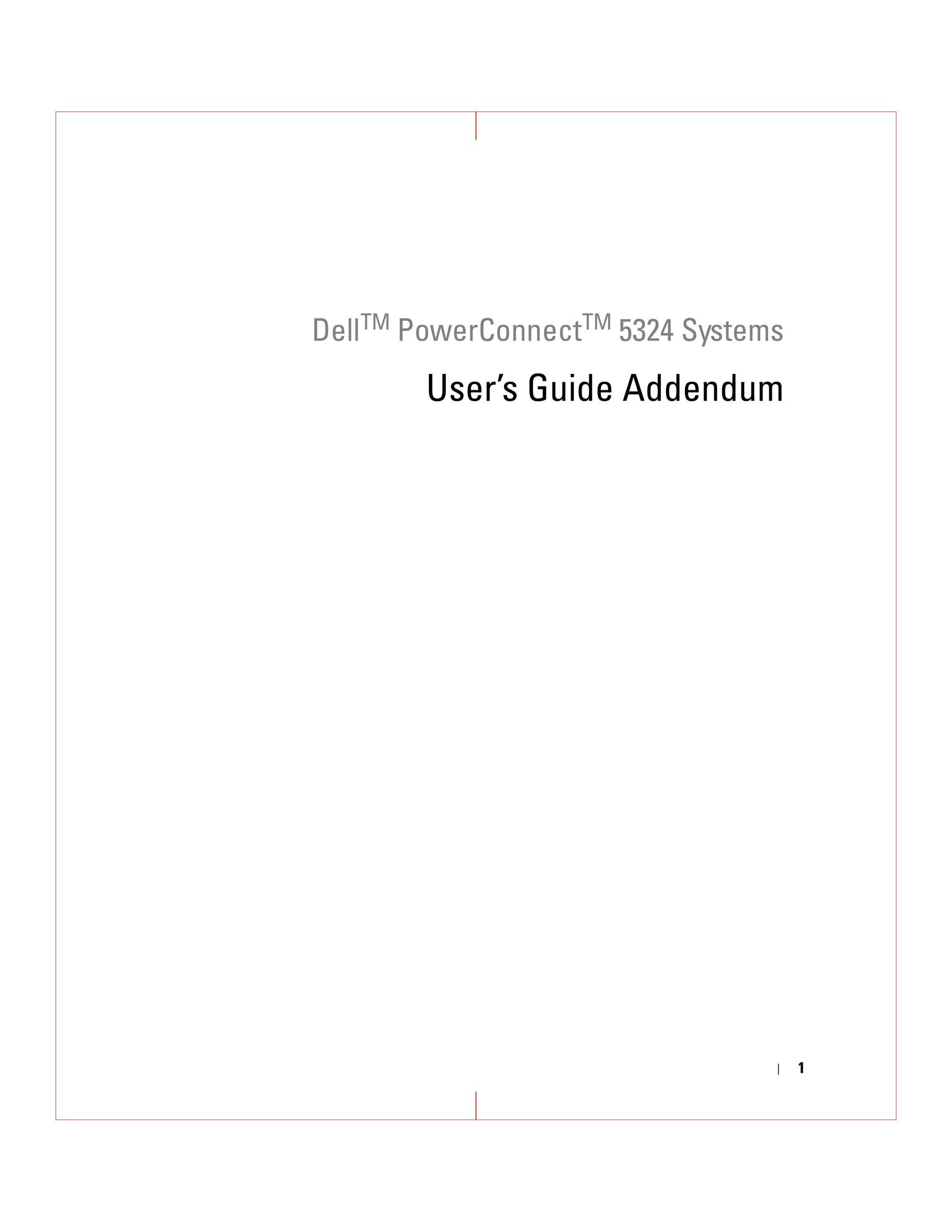 Dell 5324 Switch User Manual