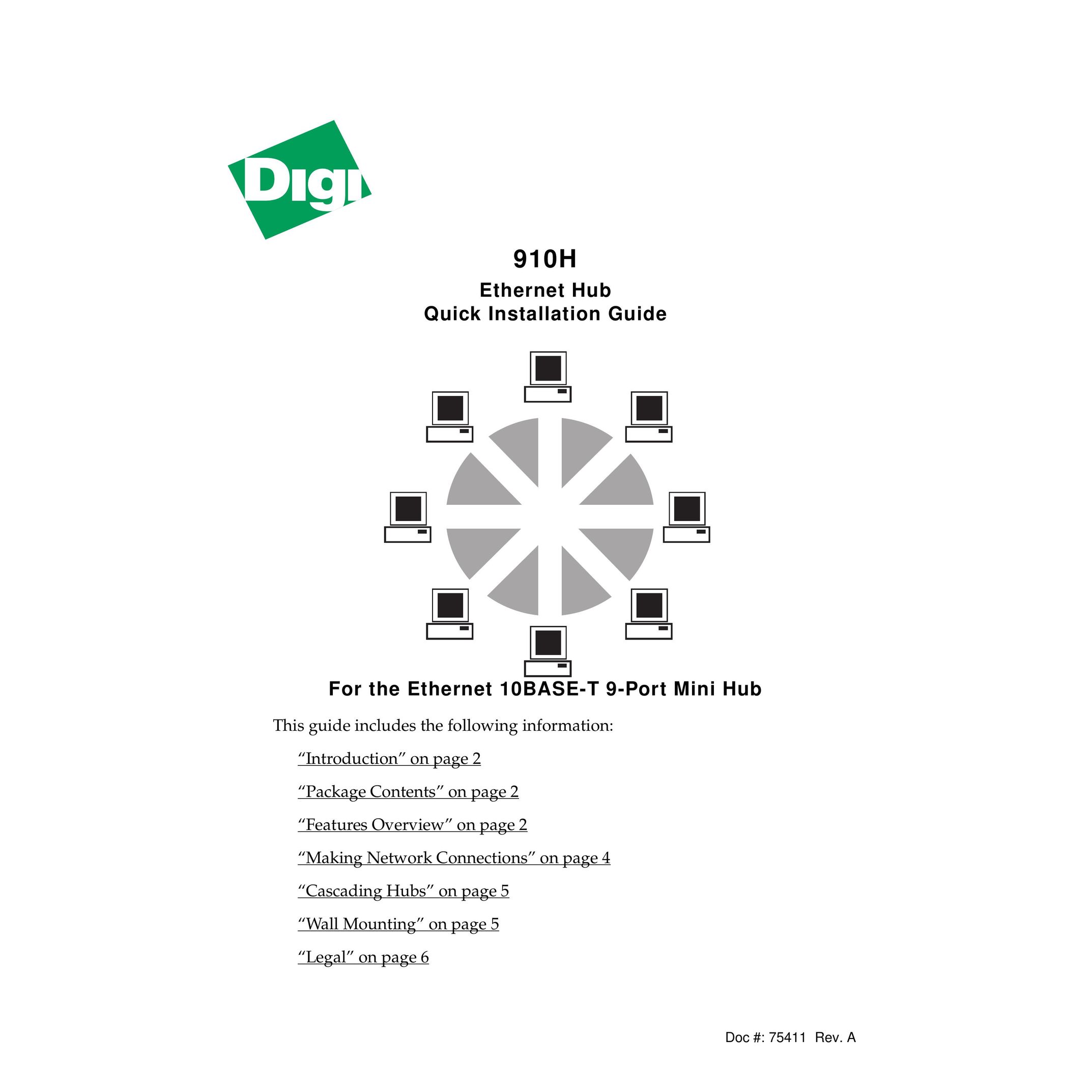 Digi 910H Switch User Manual