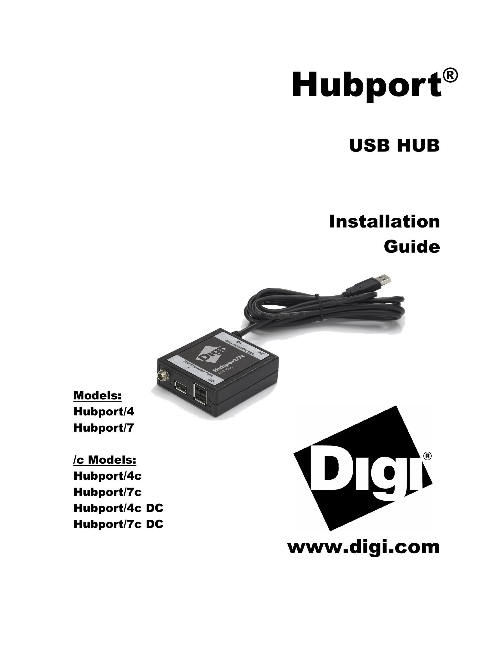Digi Hubport/4c DC Switch User Manual