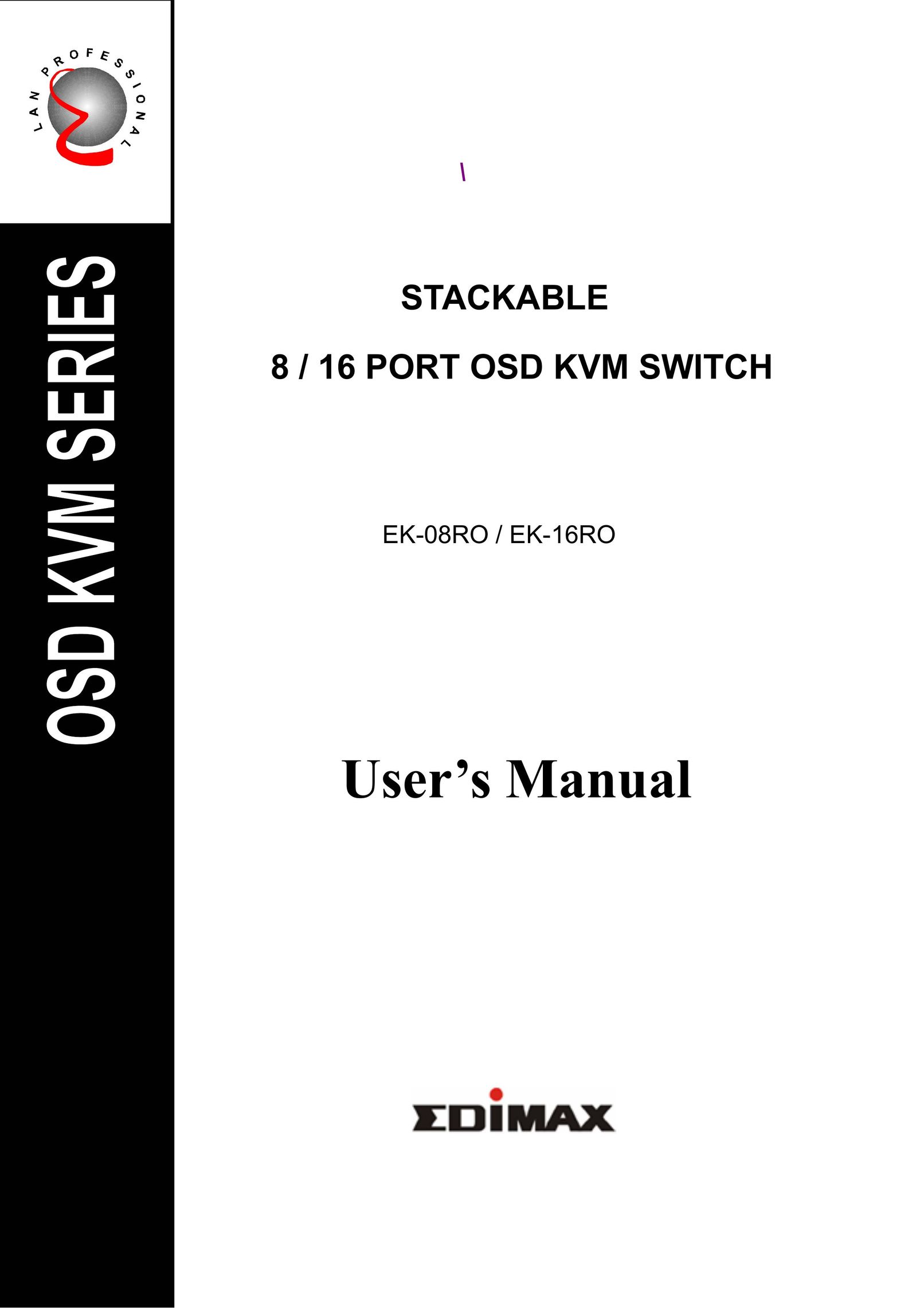 Edimax Technology EK-08RO Switch User Manual