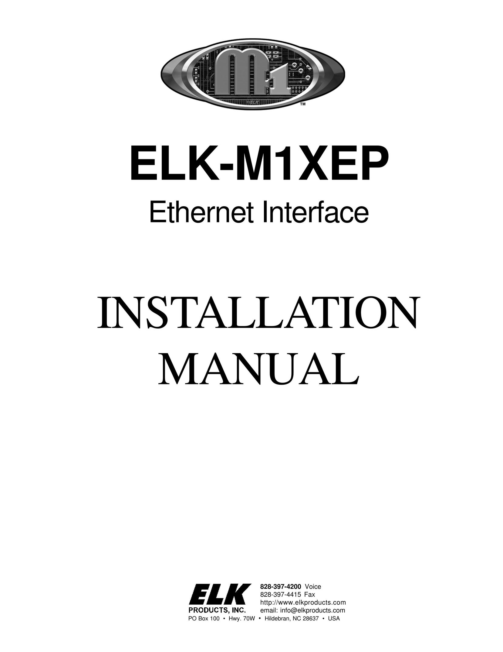 Elk M1XEP Switch User Manual