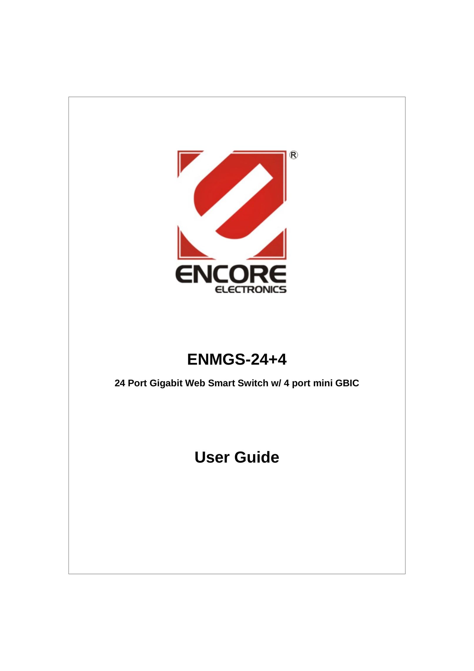 Encore electronic ENMGS-24+4 Switch User Manual
