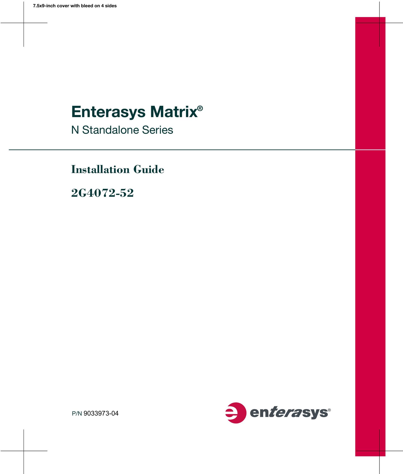Enterasys Networks 2G4072-52 Switch User Manual