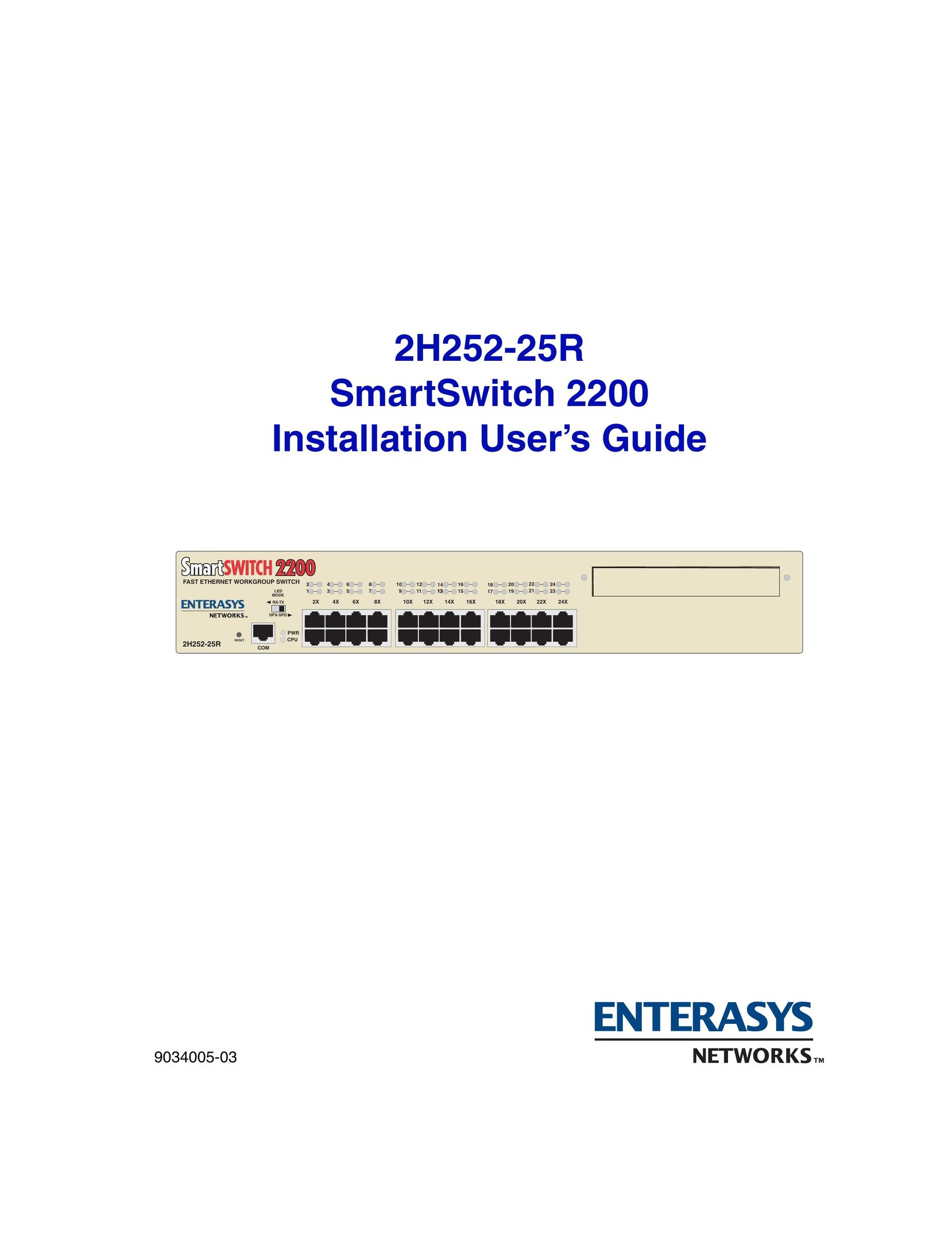 Enterasys Networks 2H252-25R Switch User Manual